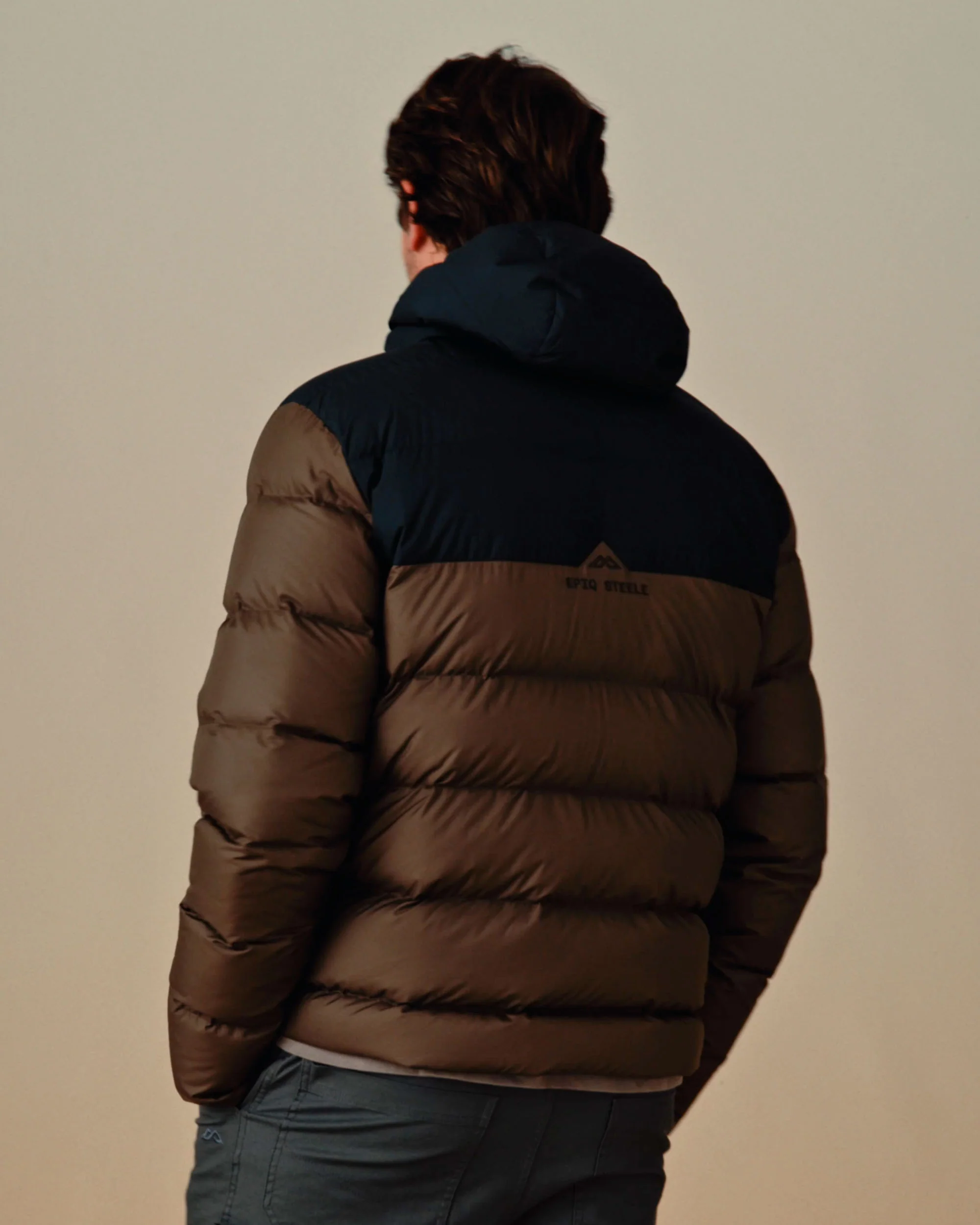 Men's Epiq Steele Hooded Down Jacket - Trail - Image 3
