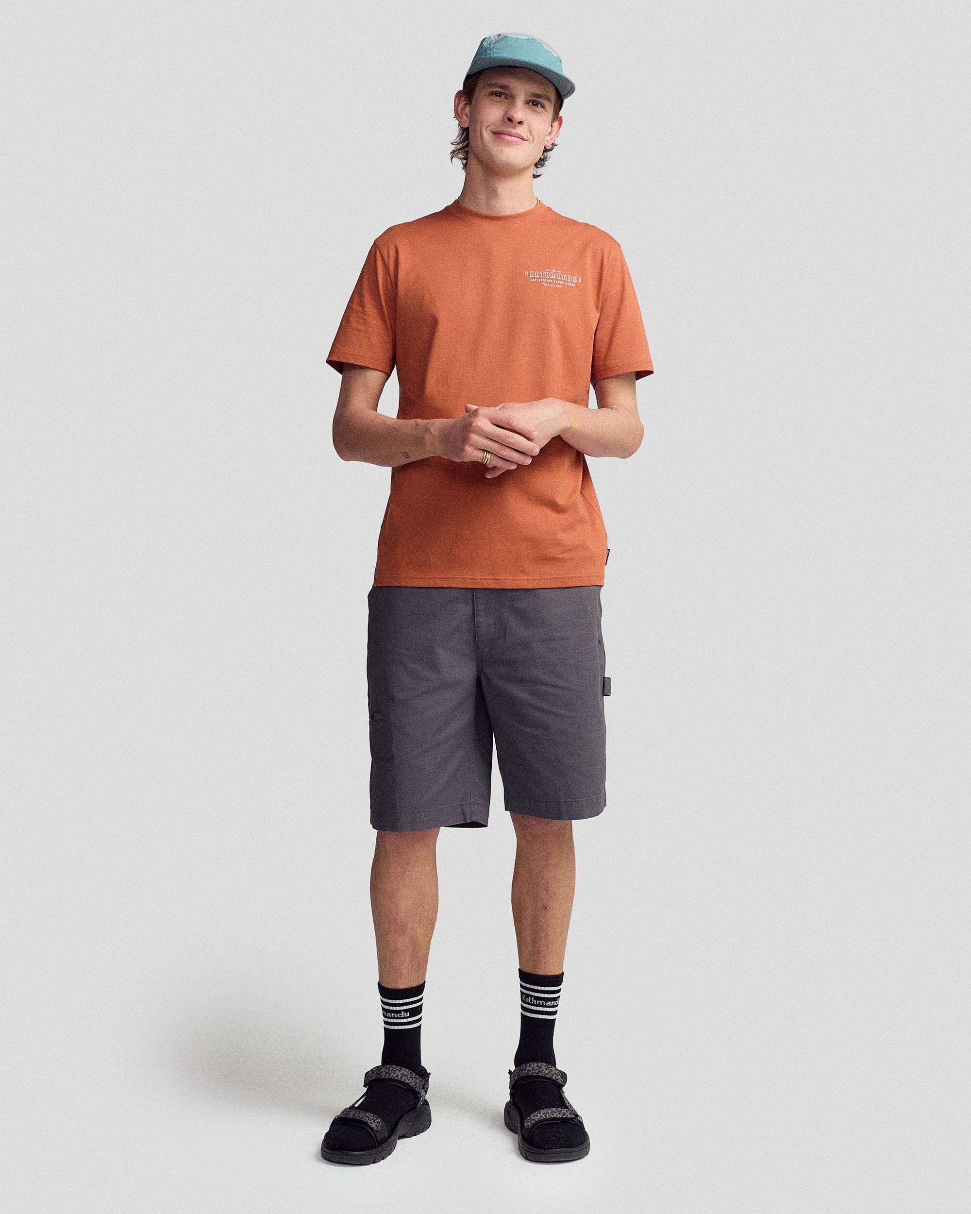 Men's Exploration Organic Cotton T-Shirt - Copper - Image 2