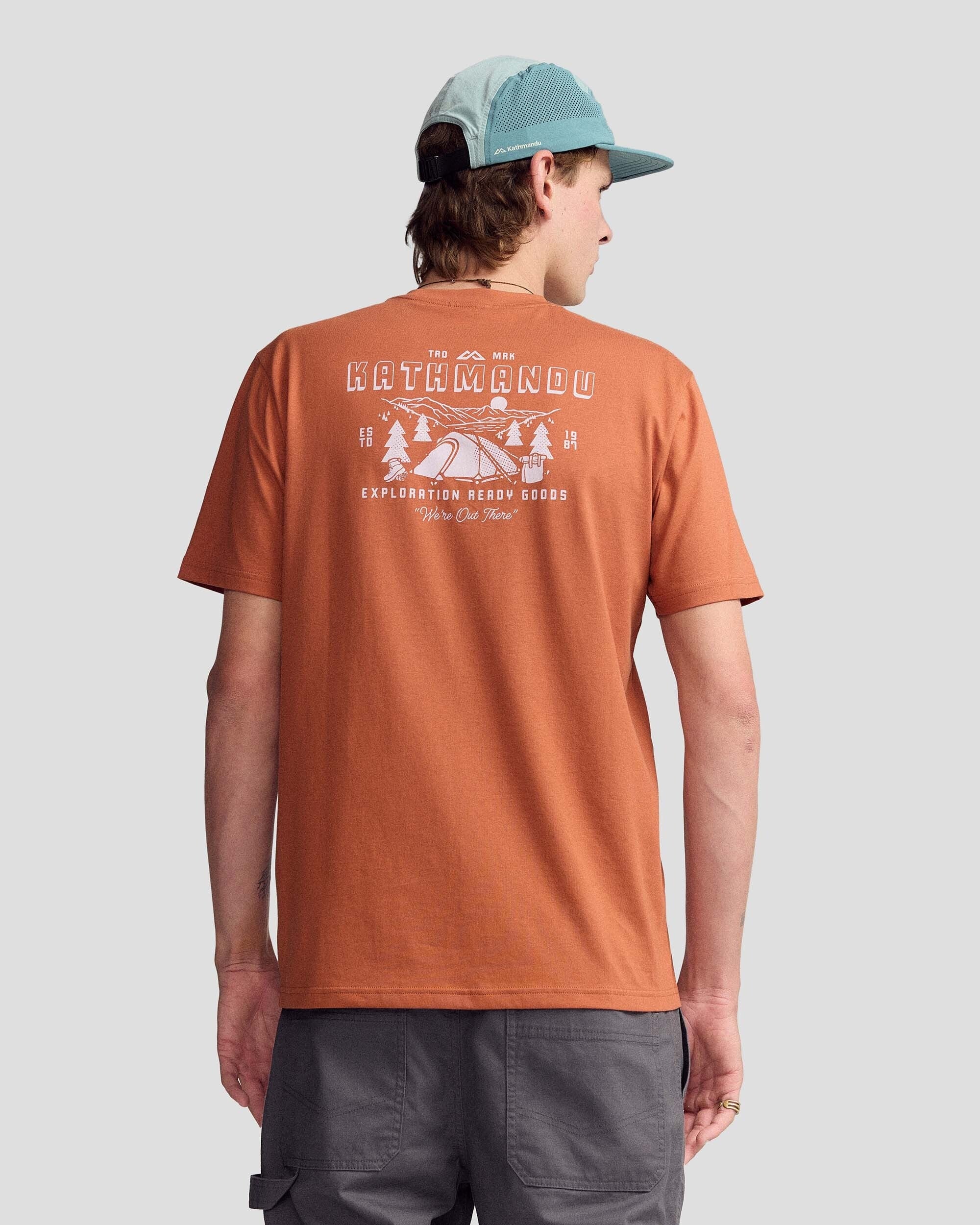 Men's Exploration Organic Cotton T-Shirt - Copper - Image 4
