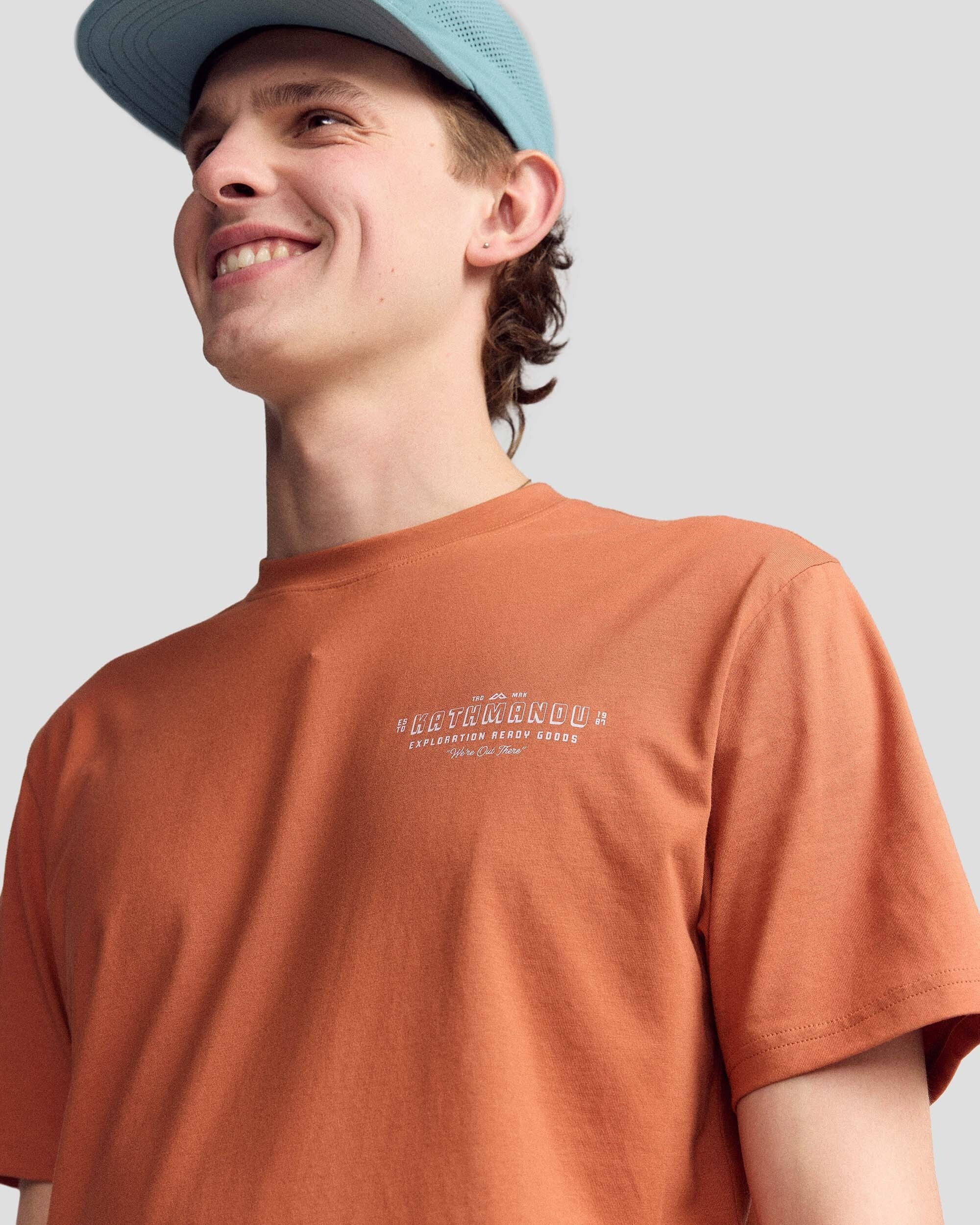 Men's Exploration Organic Cotton T-Shirt - Copper - Image 6