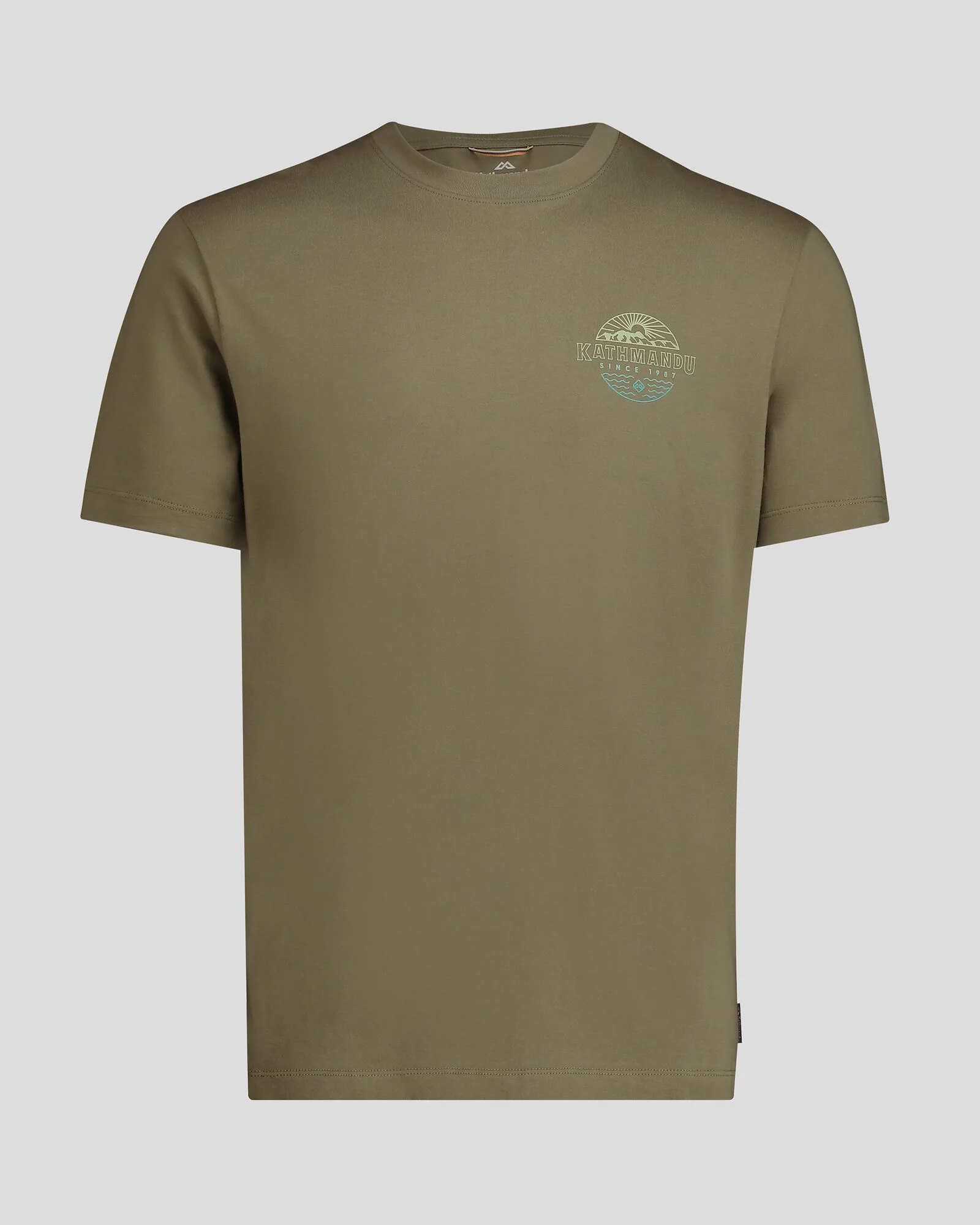 Men's Kathmandu Logo Faded Organic Cotton T-shirt - Beech - Image 4