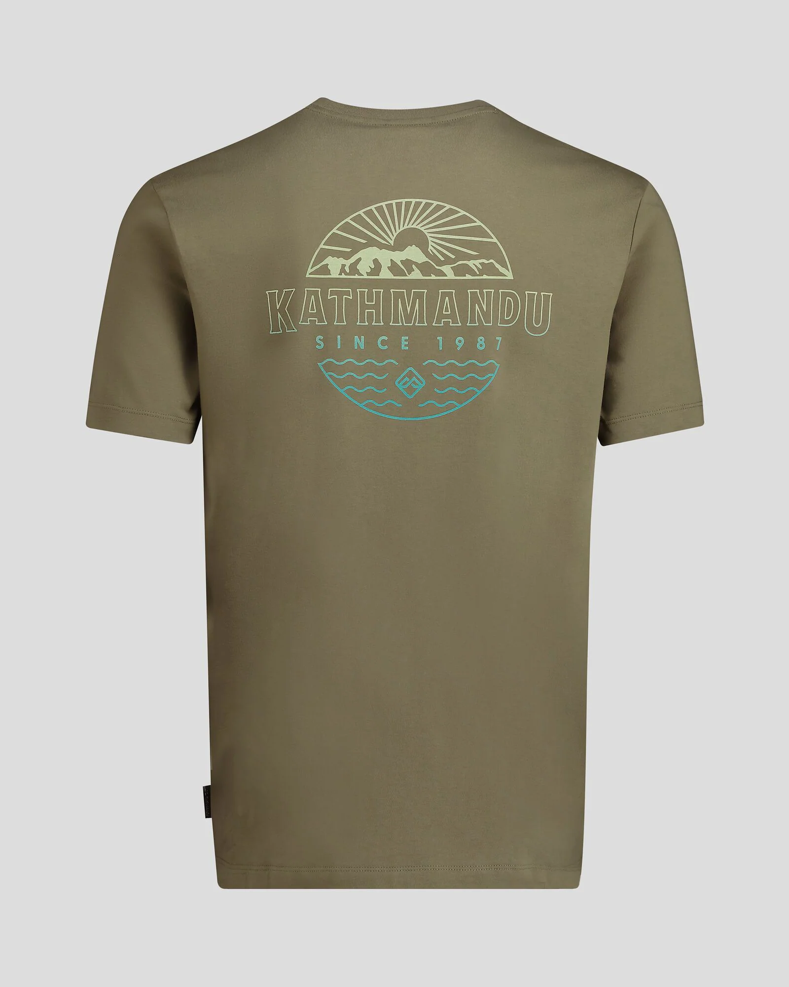 Men's Kathmandu Logo Faded Organic Cotton T-shirt - Beech - Image 5