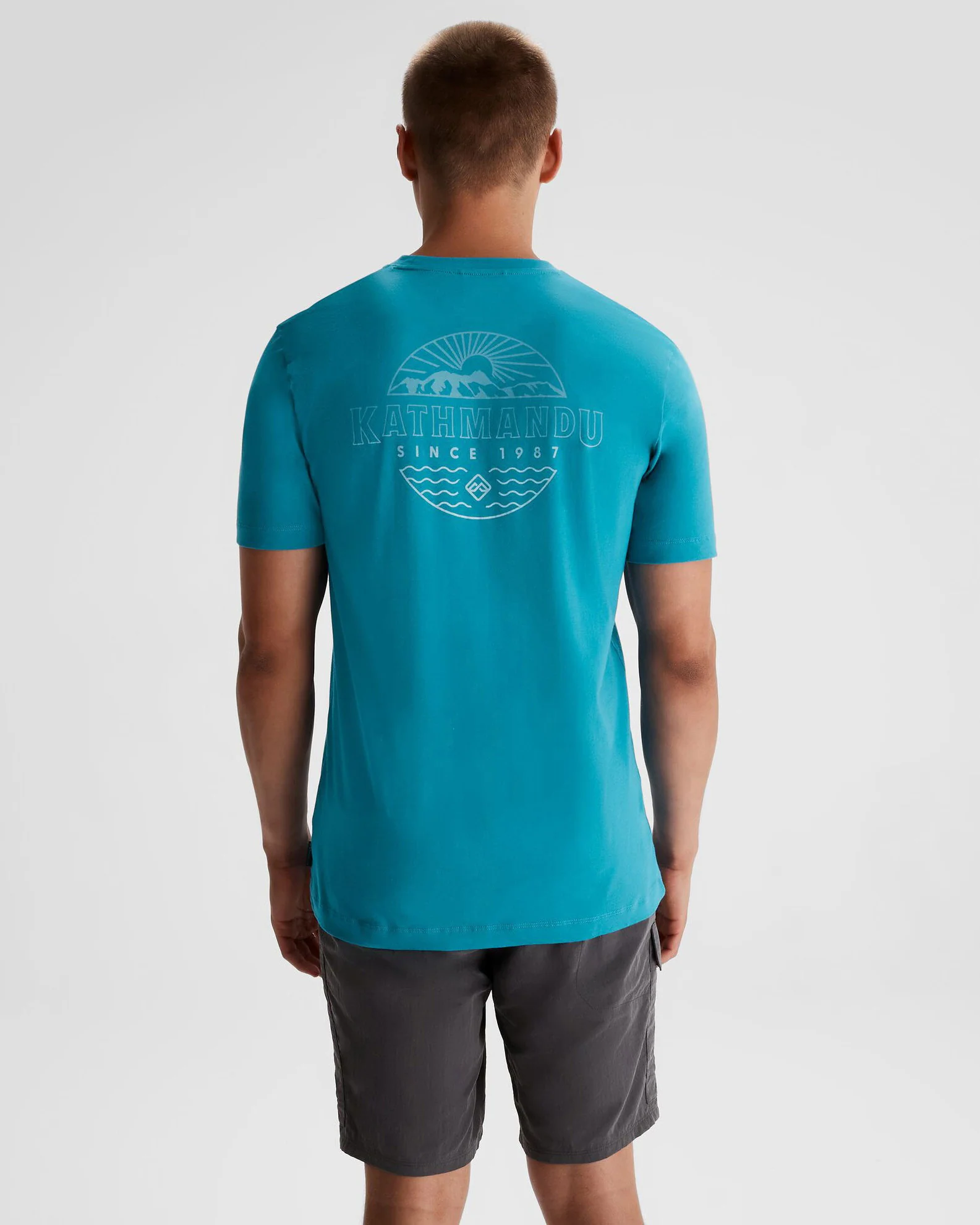 Men's Kathmandu Logo Faded Organic Cotton T-shirt - Eddy - Image 3
