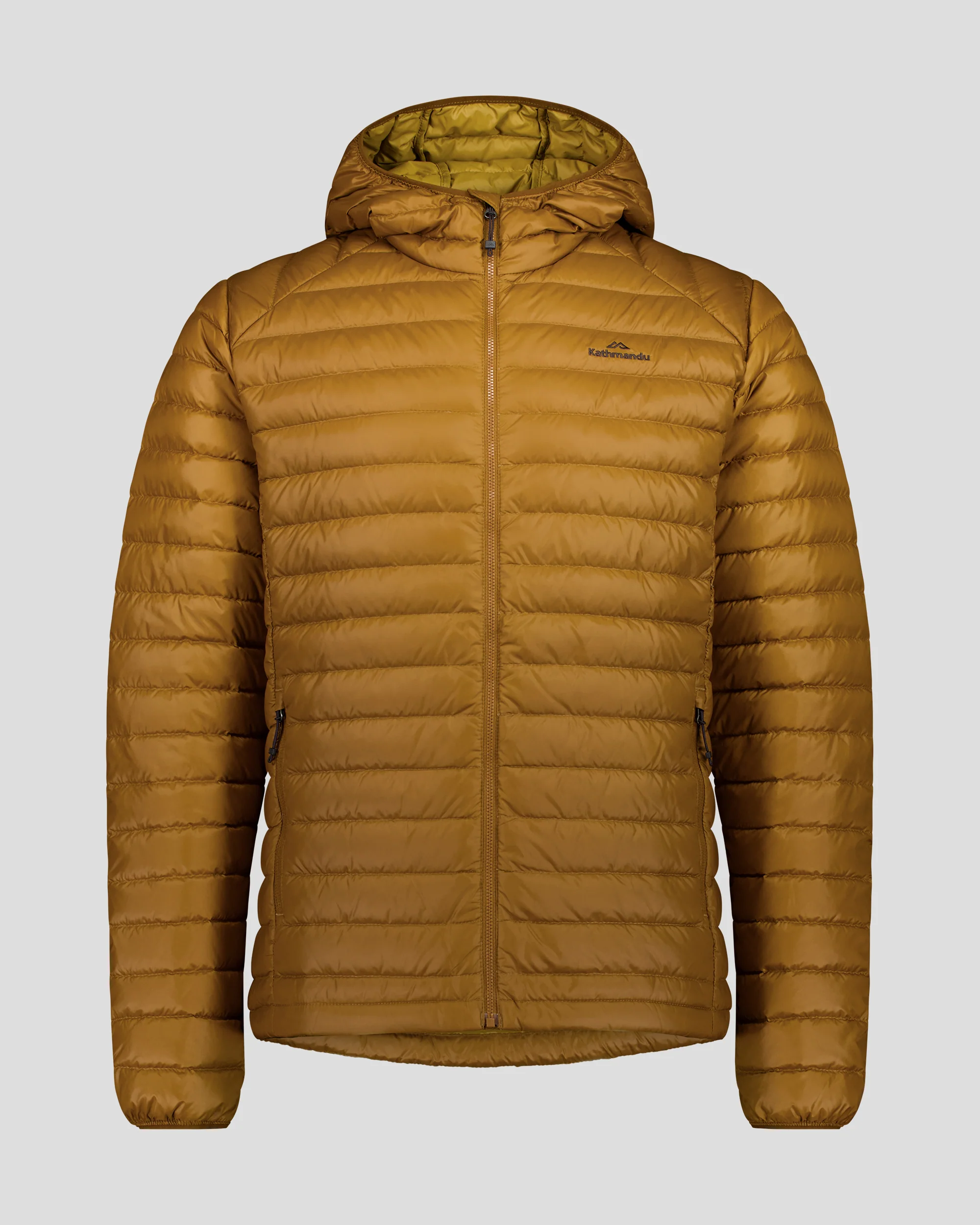 Men's Heli Down Hooded Jacket v3 - Bark - Image 5