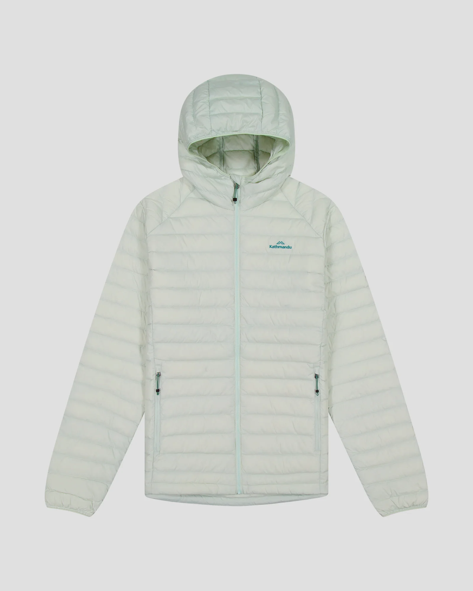 Mns Heli Down Hooded Jacket v3 - Light Sage - Image 8