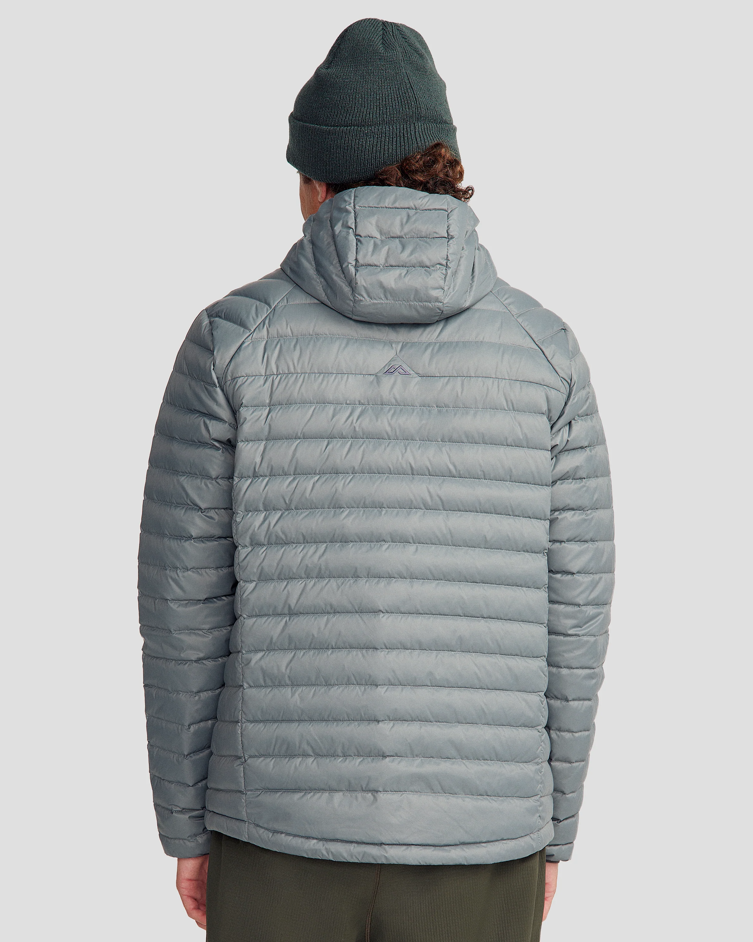 Men's Heli Down Hooded Jacket v3 - Moon - Image 5