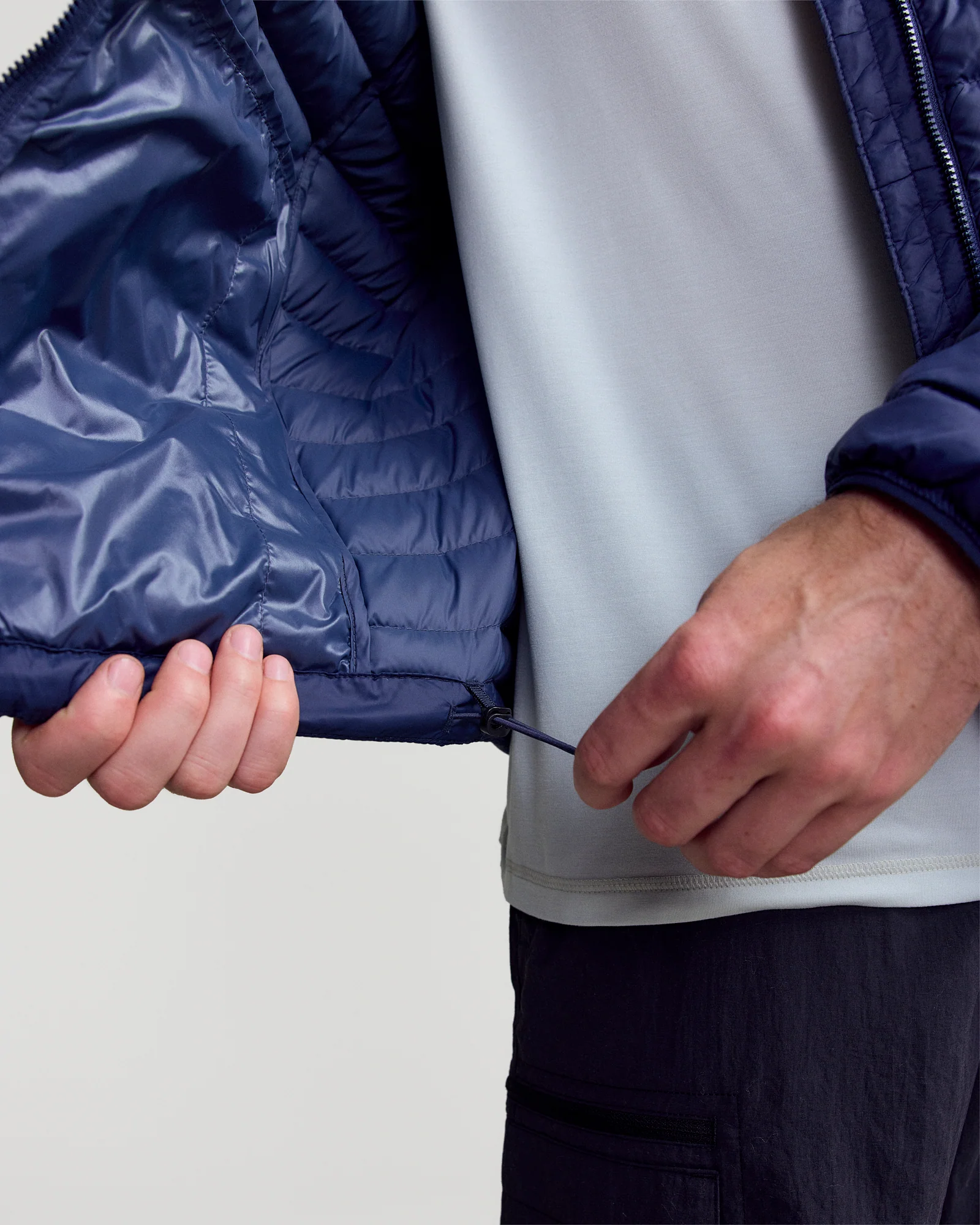 Men's Heli Down Hooded Jacket v3 - Pure Navy - Image 5