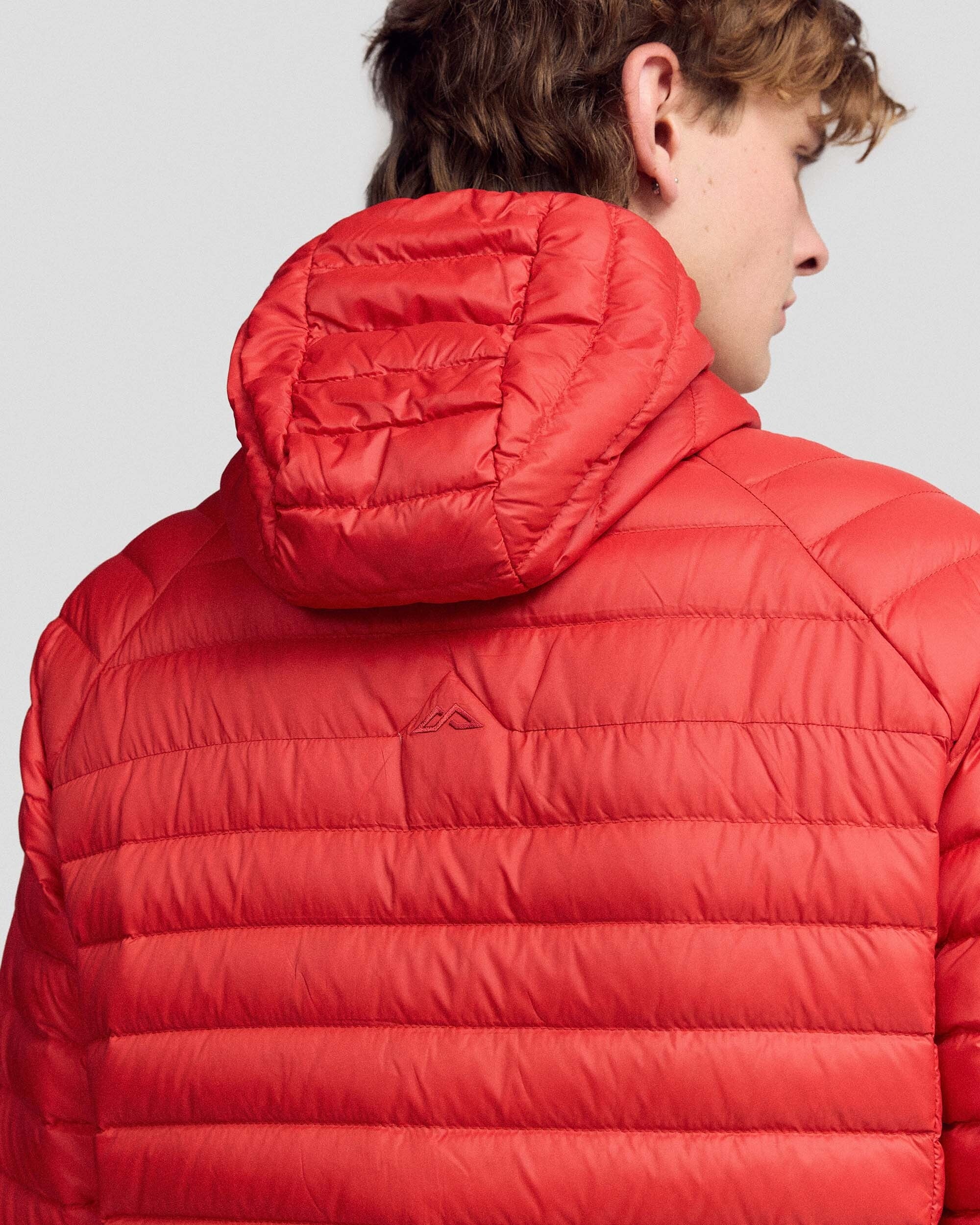 Men's Heli Down Hooded Jacket v3 - Spicy Chilli Pepper - Image 4