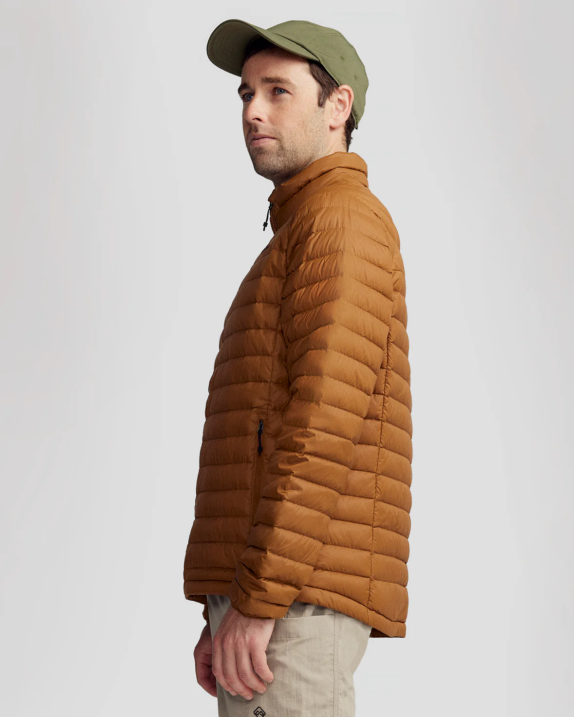 Men's Heli Down Jacket v4 - Bark - Image 3