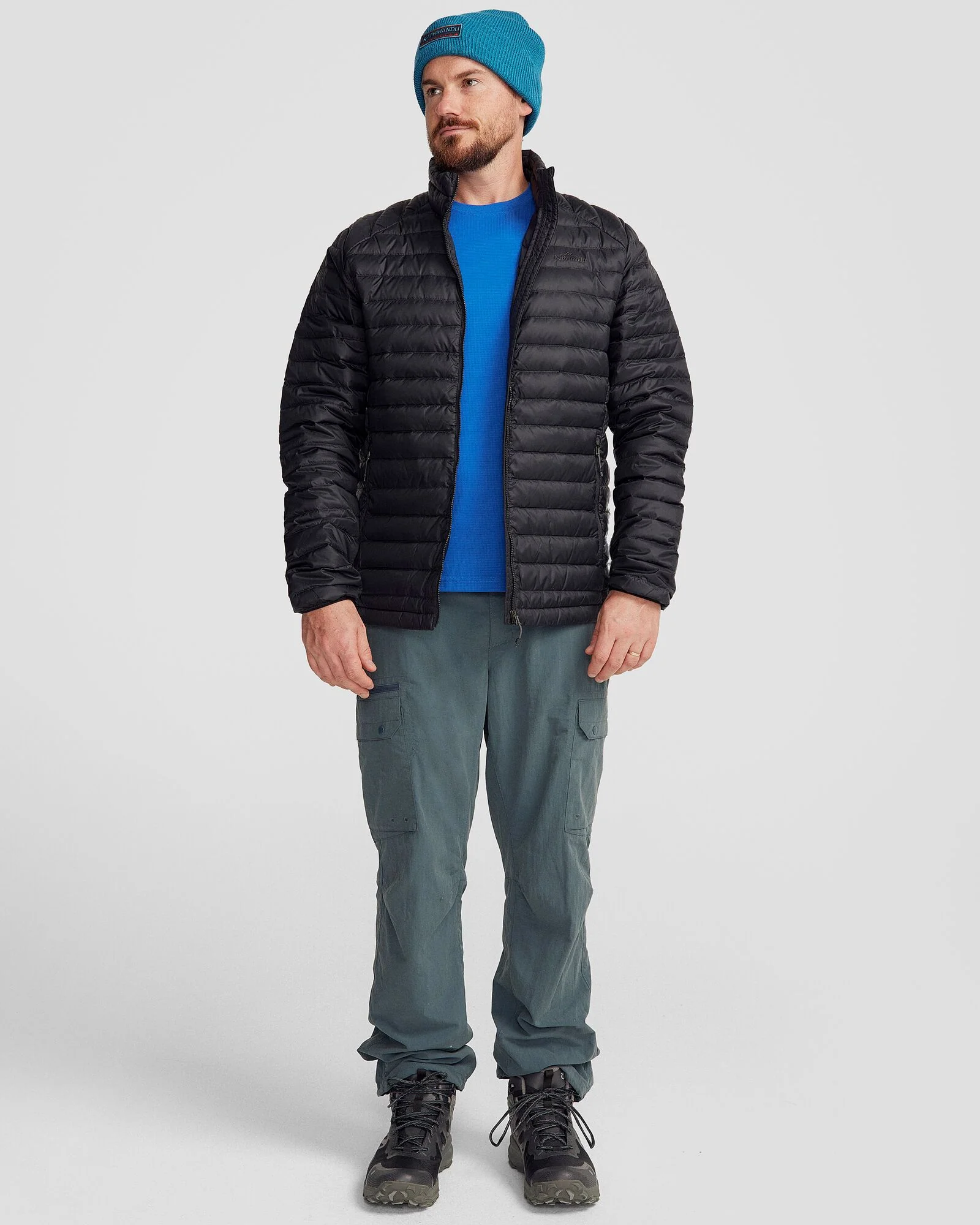 Men's Heli Down Jacket v4 - Black Stingray - Image 2