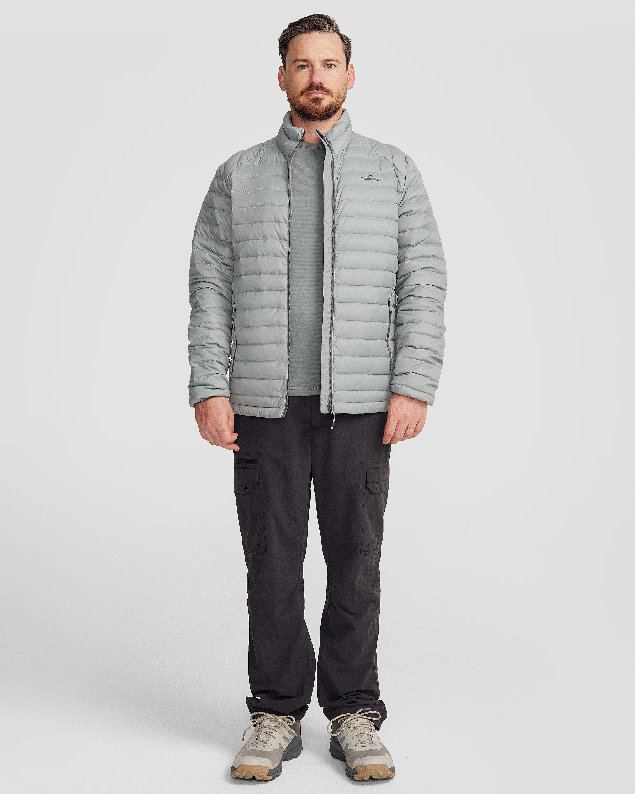 Men's Heli Down Jacket v4 - Light Moon - Image 2