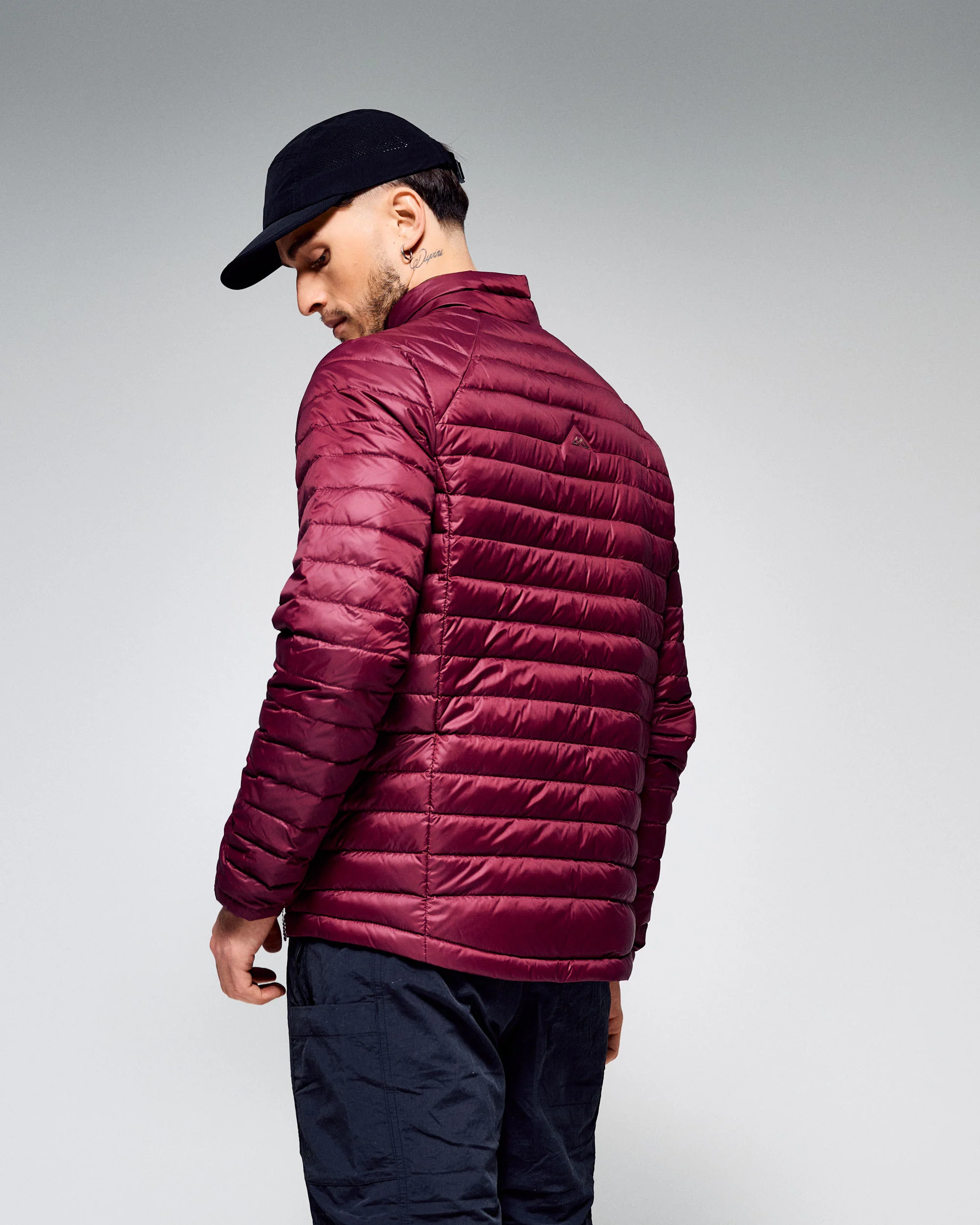 Men's Heli Down Jacket v4 - Mulberry - Image 3