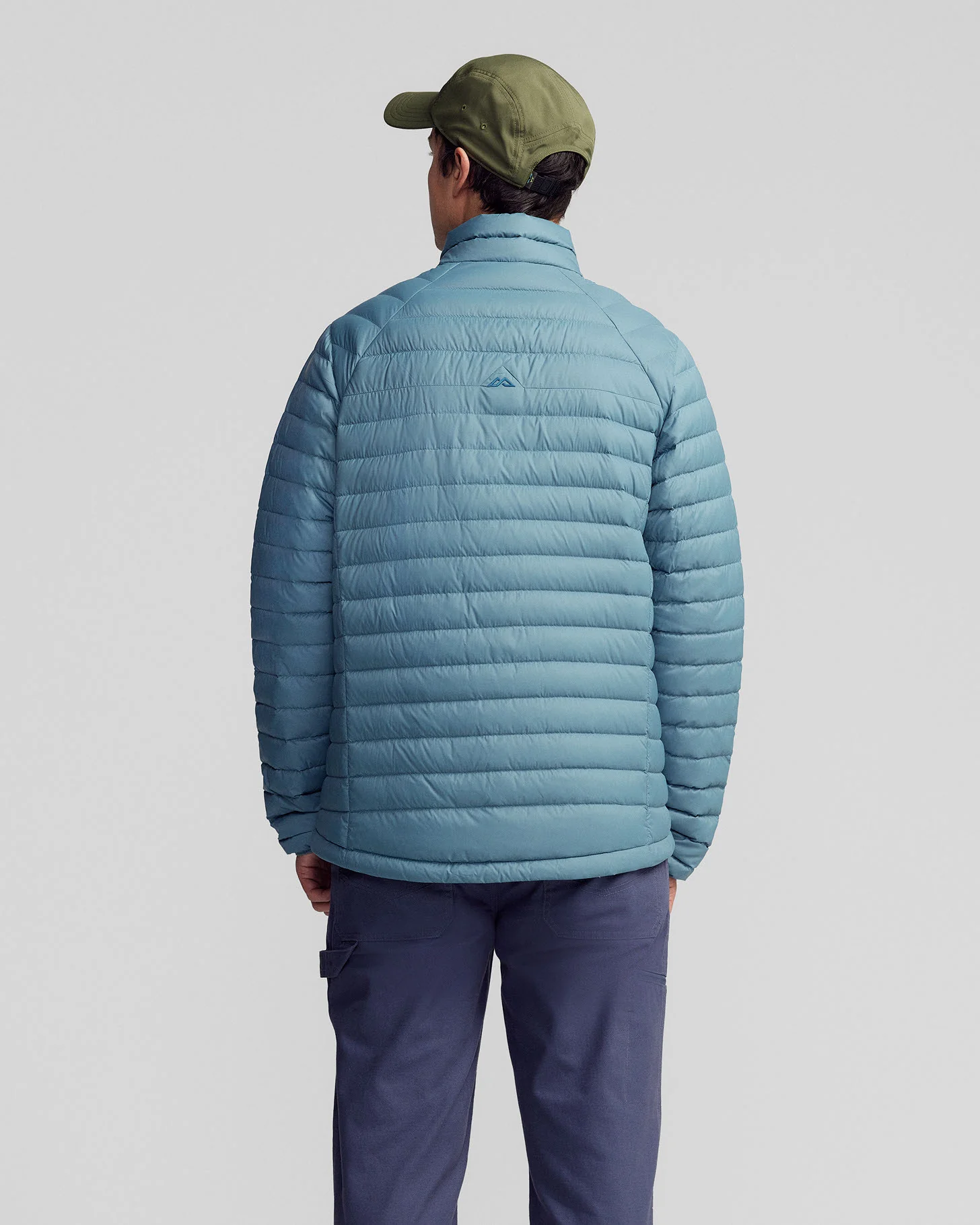 Men's Heli Down Jacket v4 - Washed Blue - Image 3