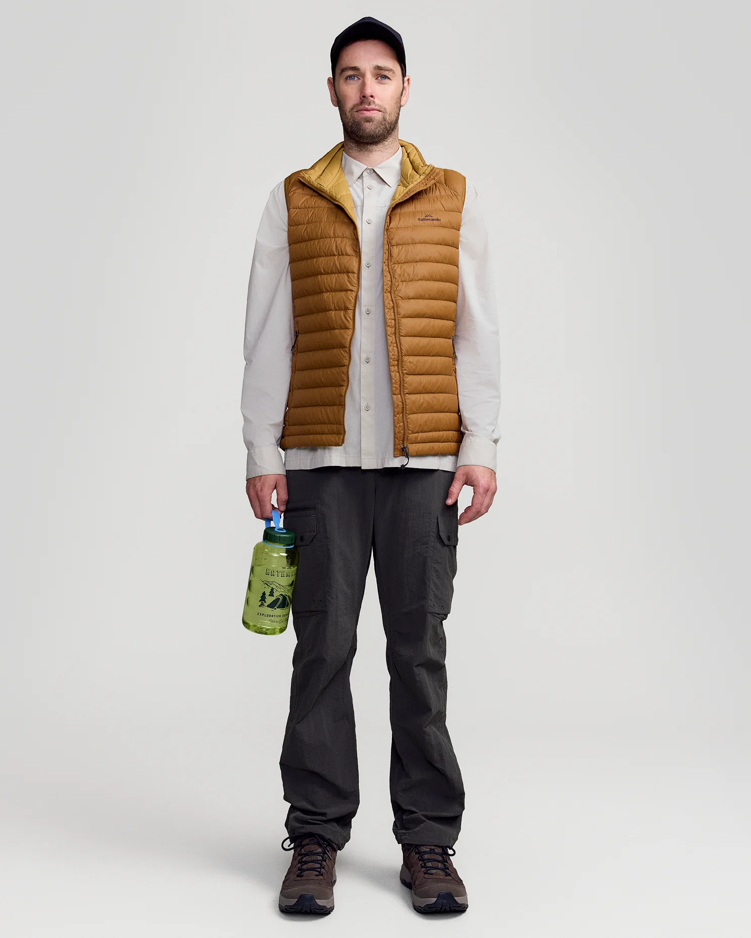 Men's Heli Down Vest v4 - Bark - Image 2