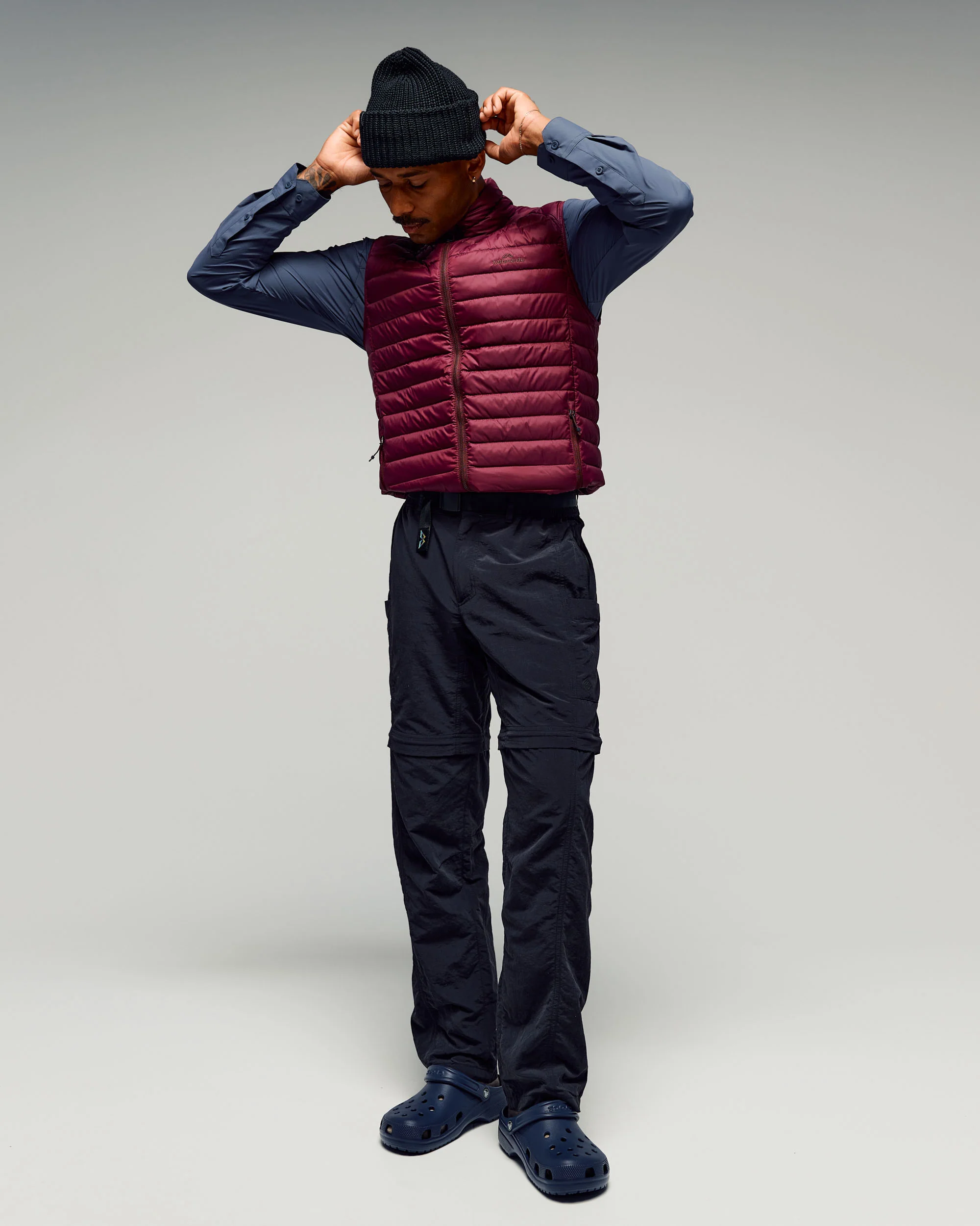 Men's Heli Down Vest v4 - Mulberry - Image 2