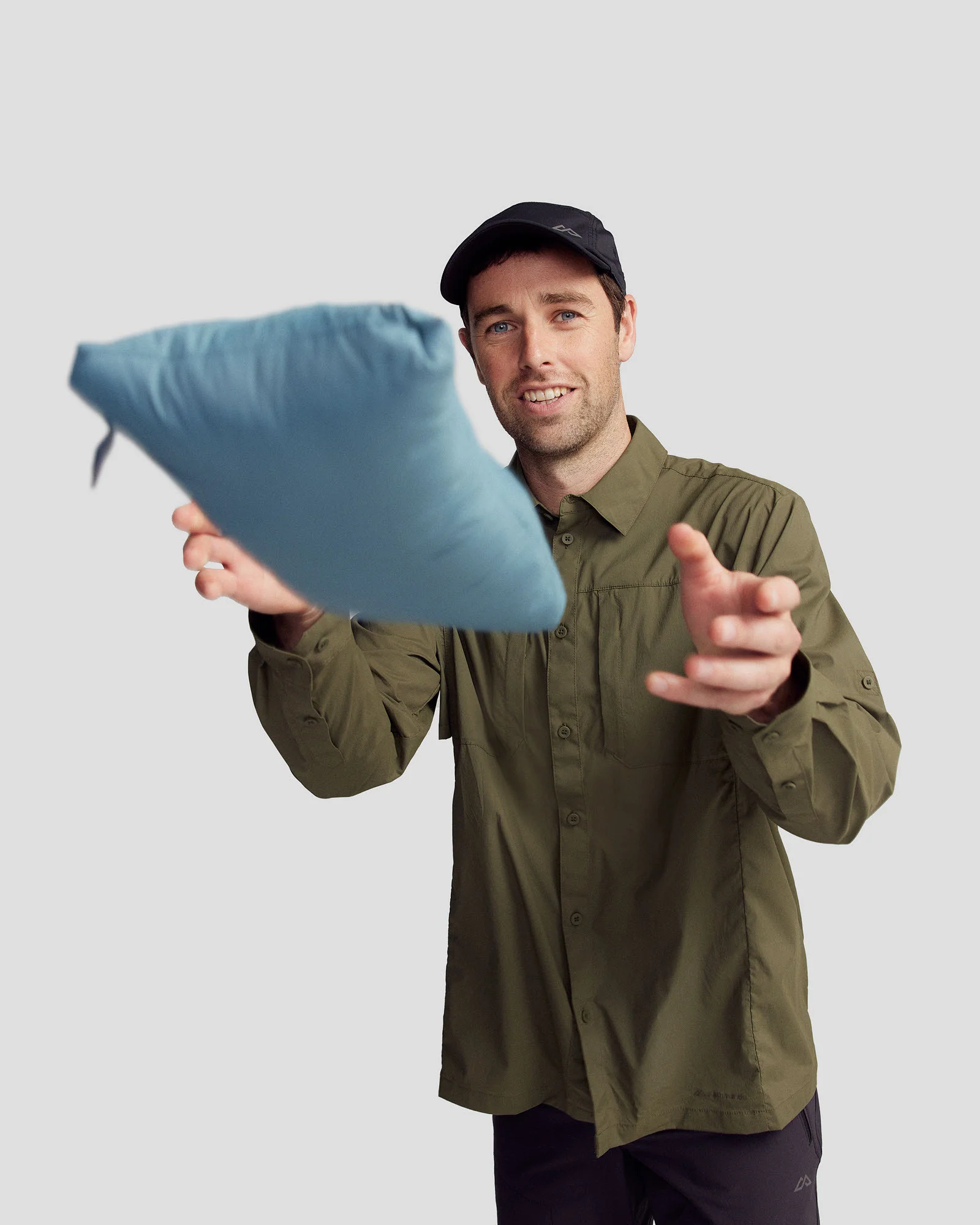 Men's Heli Down Vest v4 - Washed Blue - Image 5