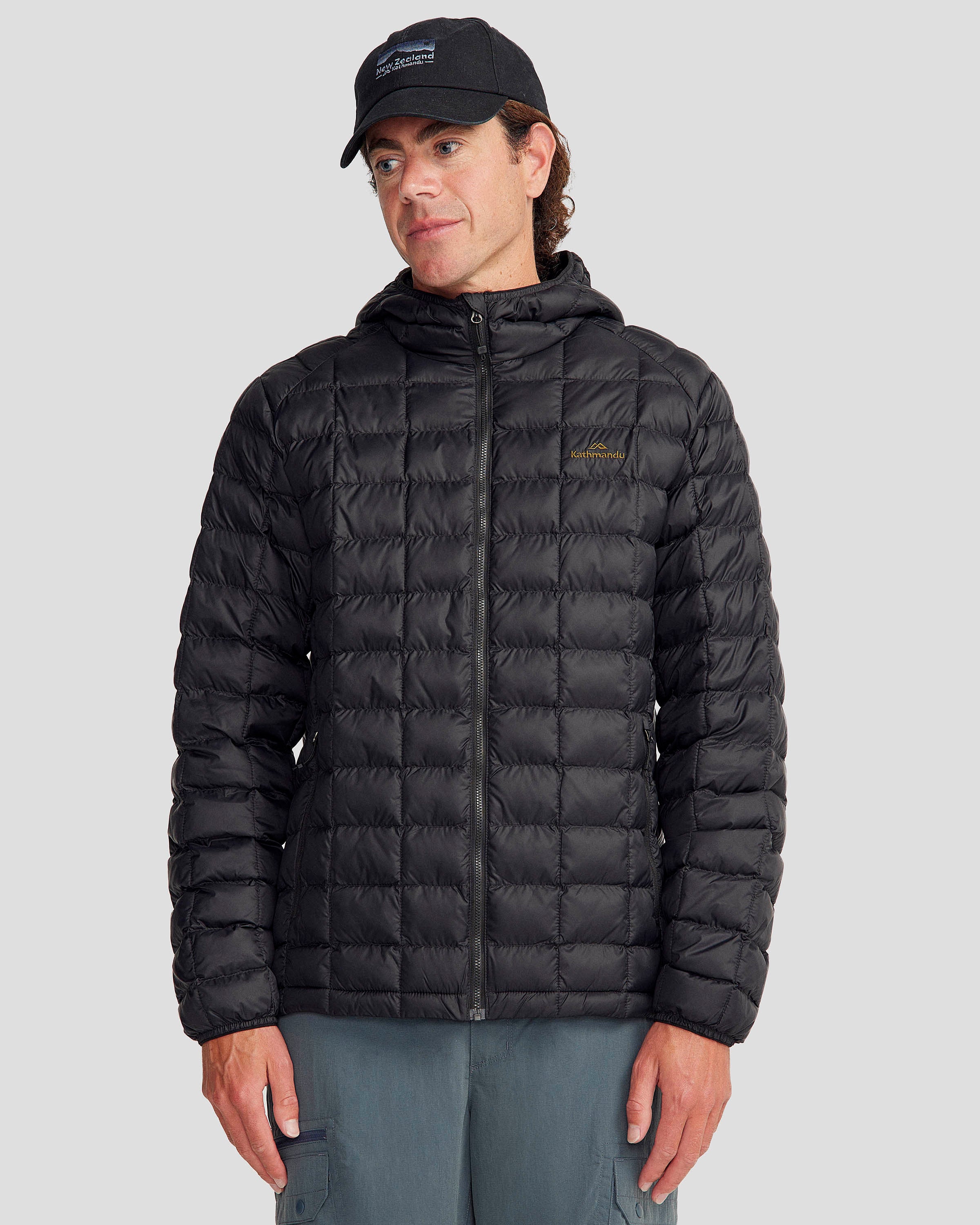 Men's Heli Insulated Hooded Jacket - Black Stingray - Image 6