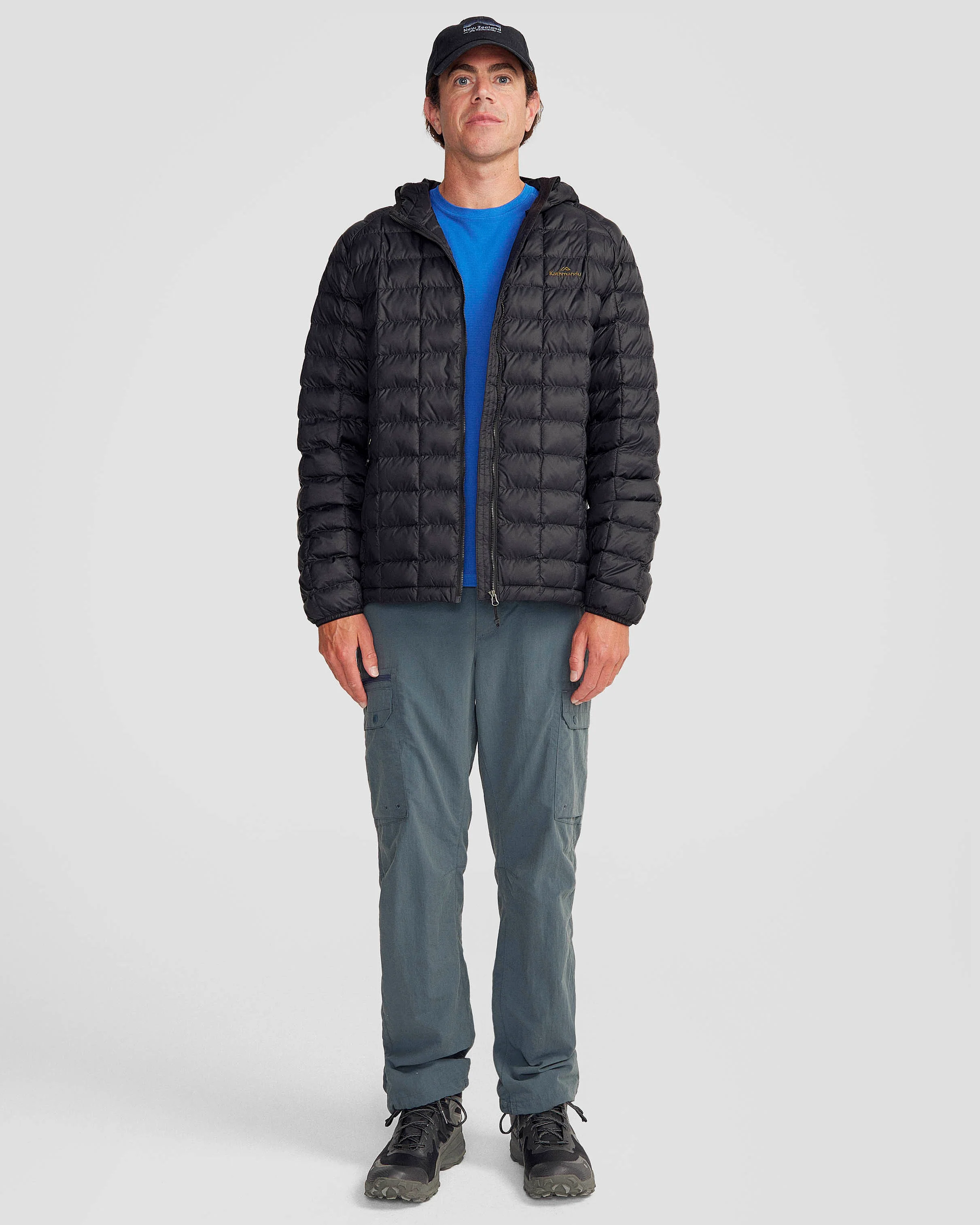Men's Heli Insulated Hooded Jacket - Black Stingray - Image 7