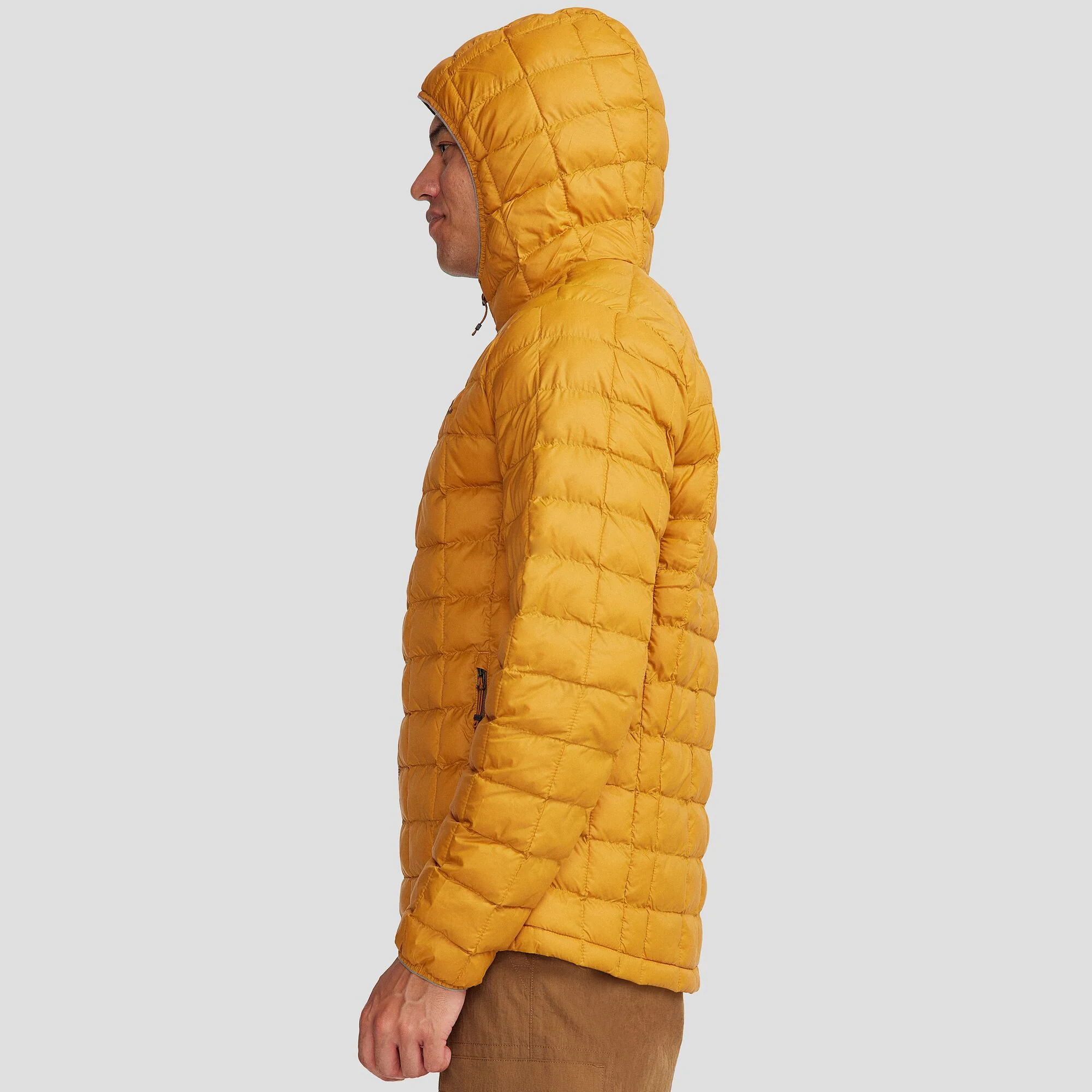 Men's Heli Insulated Hooded Jacket - Golden Oak - Image 3