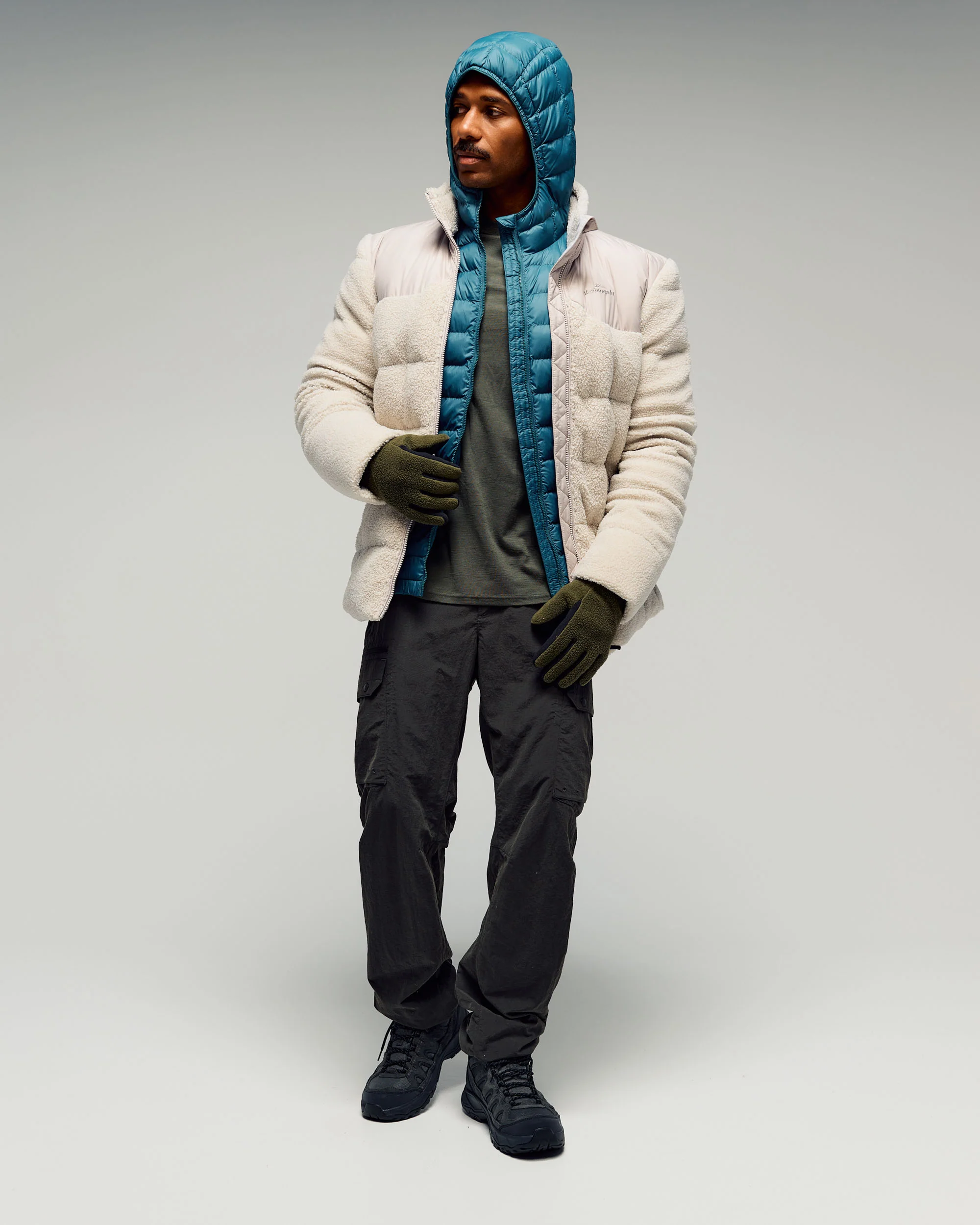 Men's Heli Insulated Hooded Jacket - Ocean - Image 2
