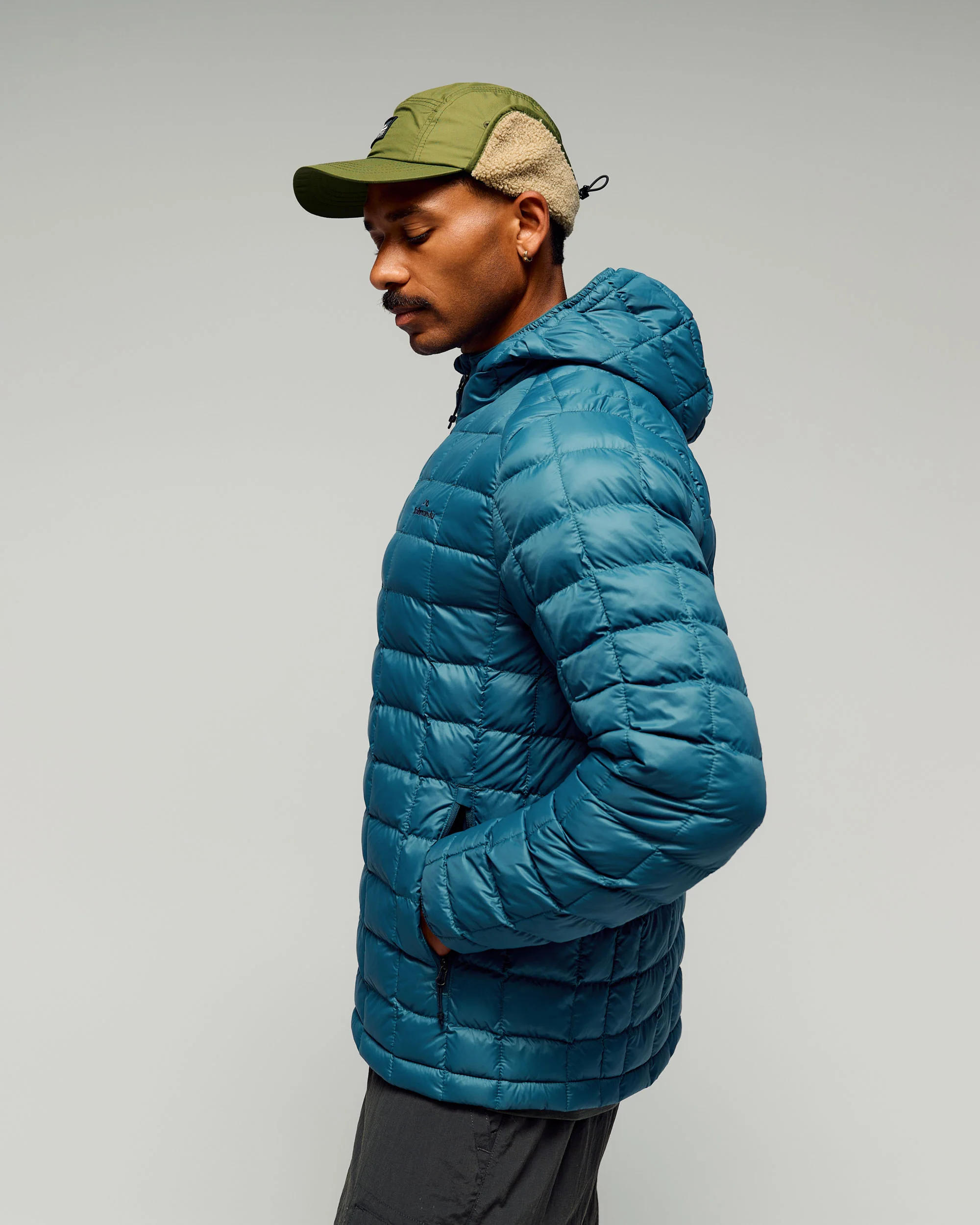 Men's Heli Insulated Hooded Jacket - Ocean - Image 3
