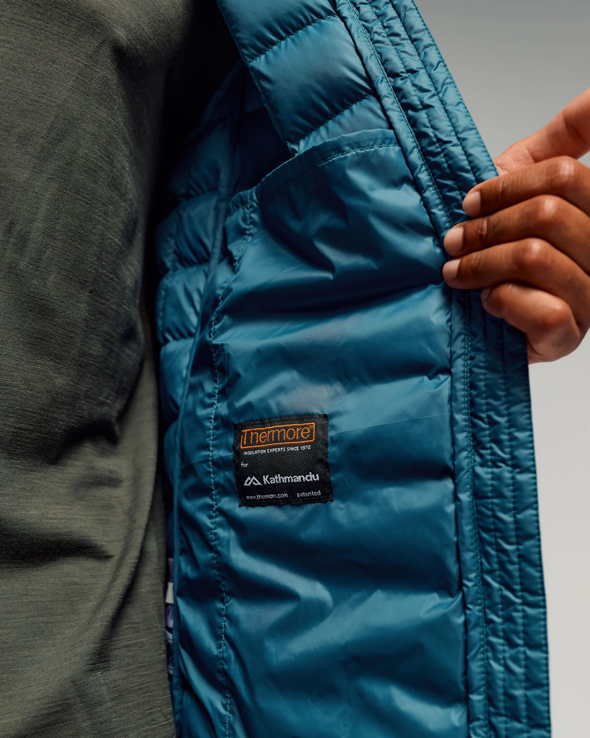 Men's Heli Insulated Hooded Jacket - Ocean - Image 5