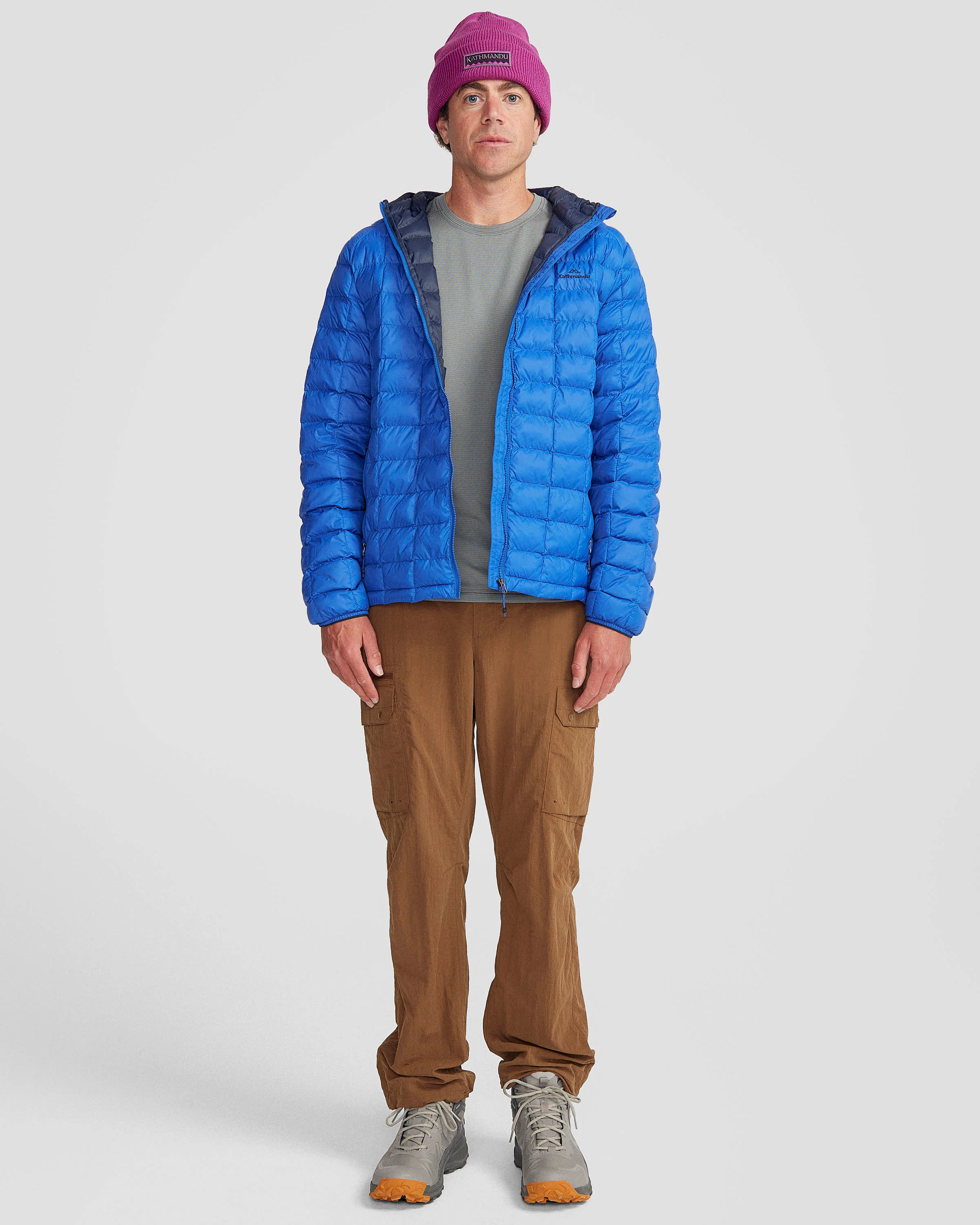Men's Heli Insulated Hooded Jacket - Peak Blue - Image 7