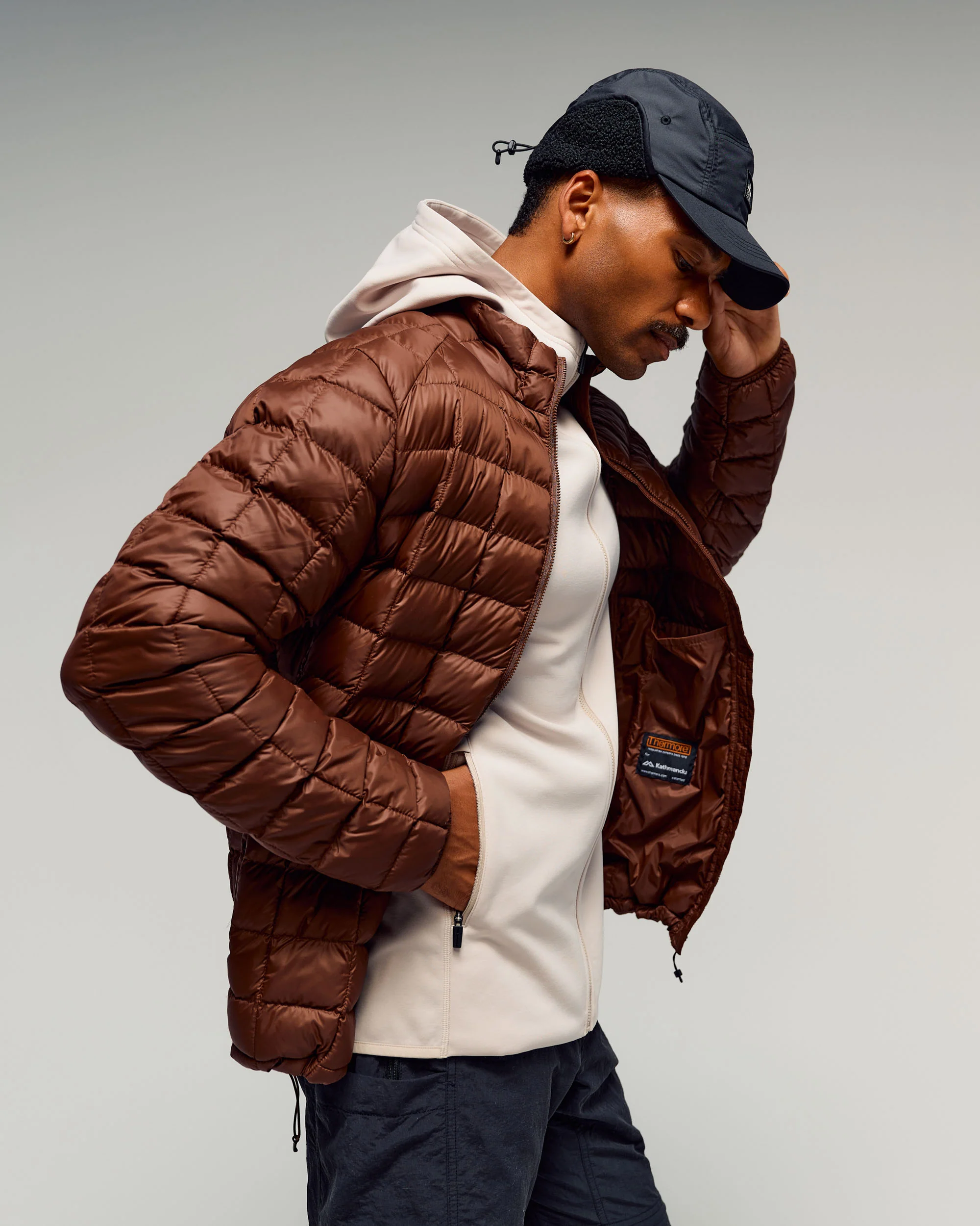 Men's Heli Insulated Jacket - Cocoa - Image 3