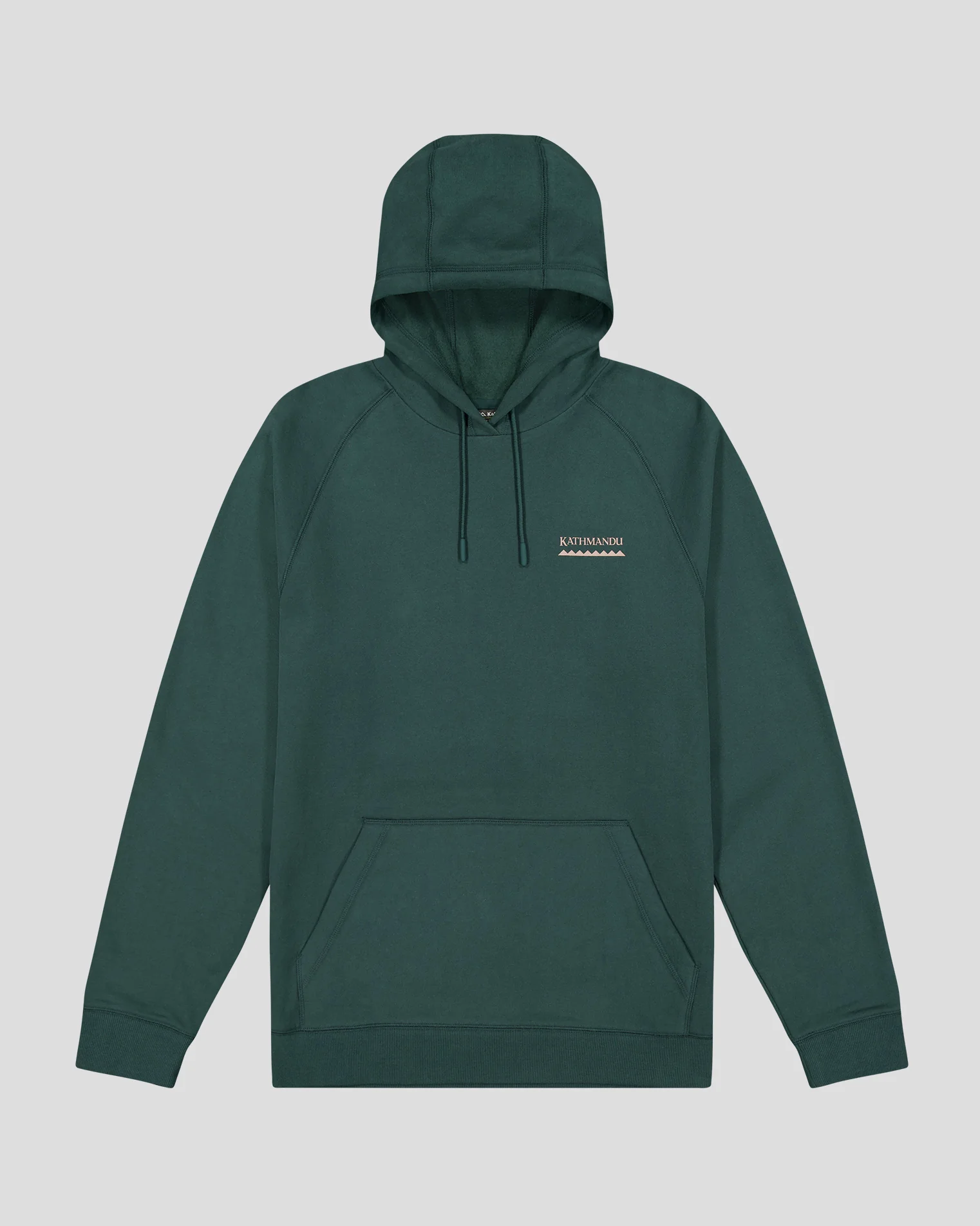 Men's Heritage Logo Brushed Hoodie - Deep Forest - Image 5