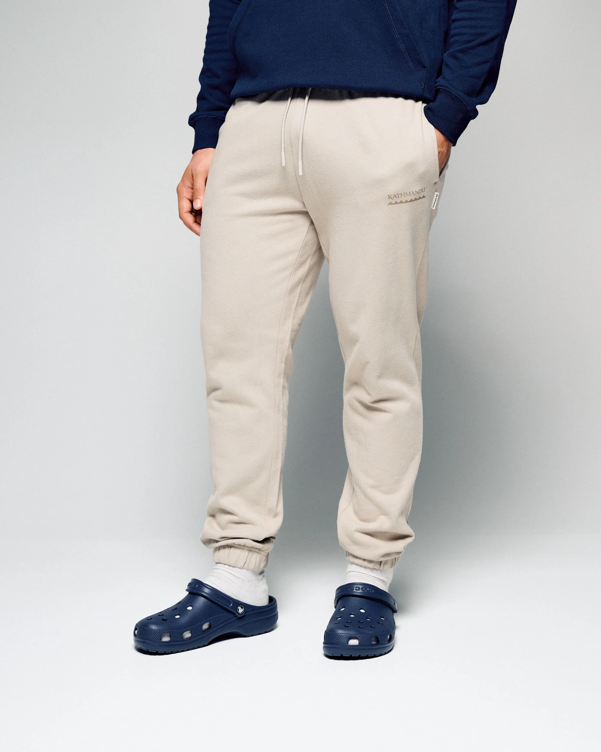 Men's Heritage Logo Brushed Joggers - Light Hike - Image 3