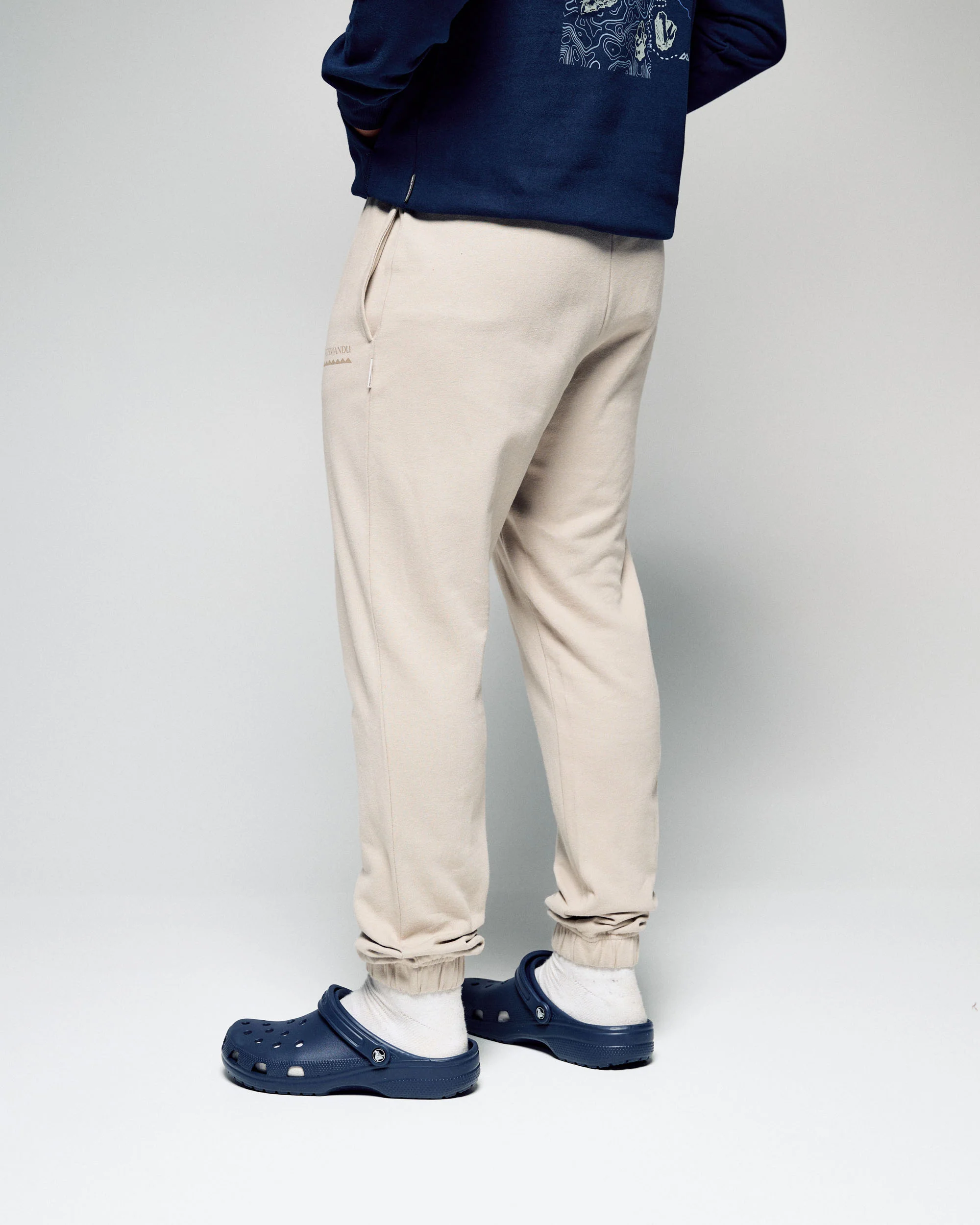 Men's Heritage Logo Brushed Joggers - Light Hike - Image 5
