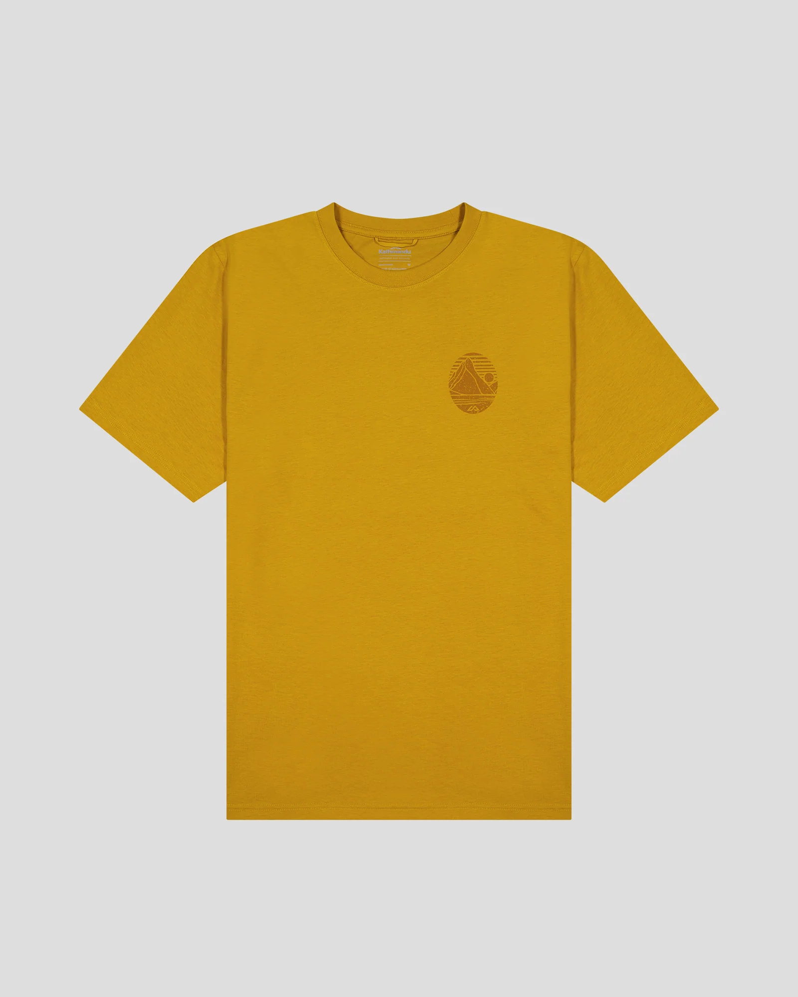 Men’s Mitre Peak Organic Cotton T-Shirt - Golden - Image 6