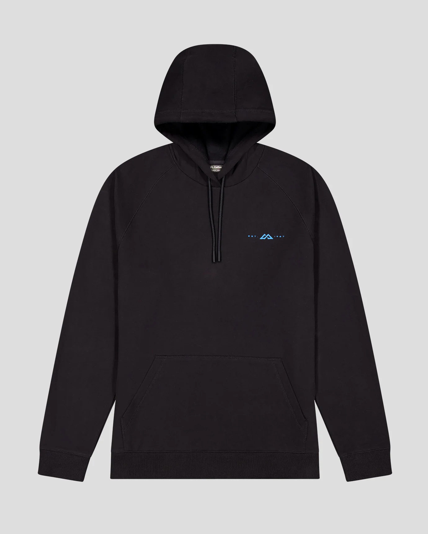 Men's Mountain Camo Brushed Hoodie - Black Stingray - Image 5