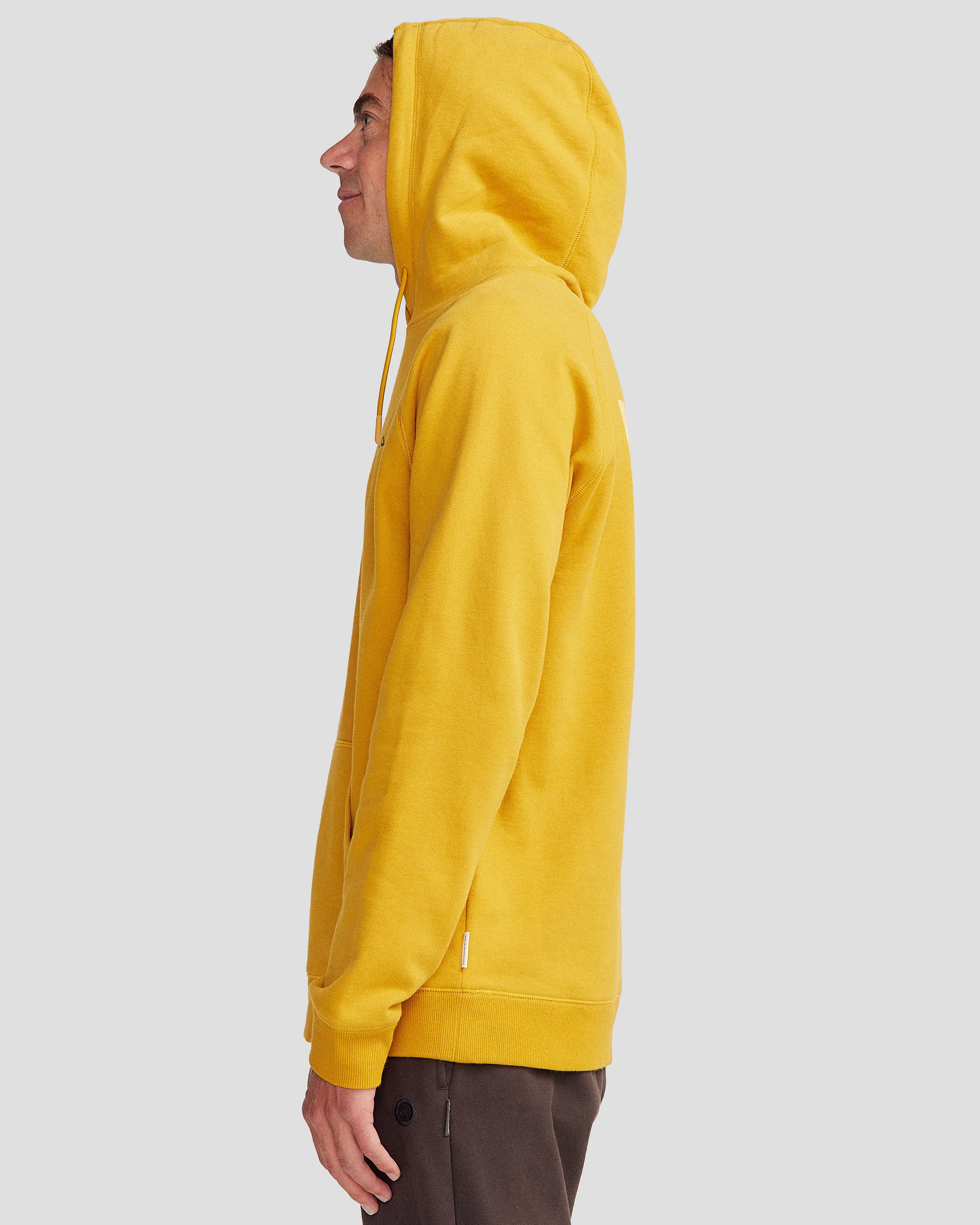 Men's Mountain Camo Brushed Hoodie - Golden - Image 3