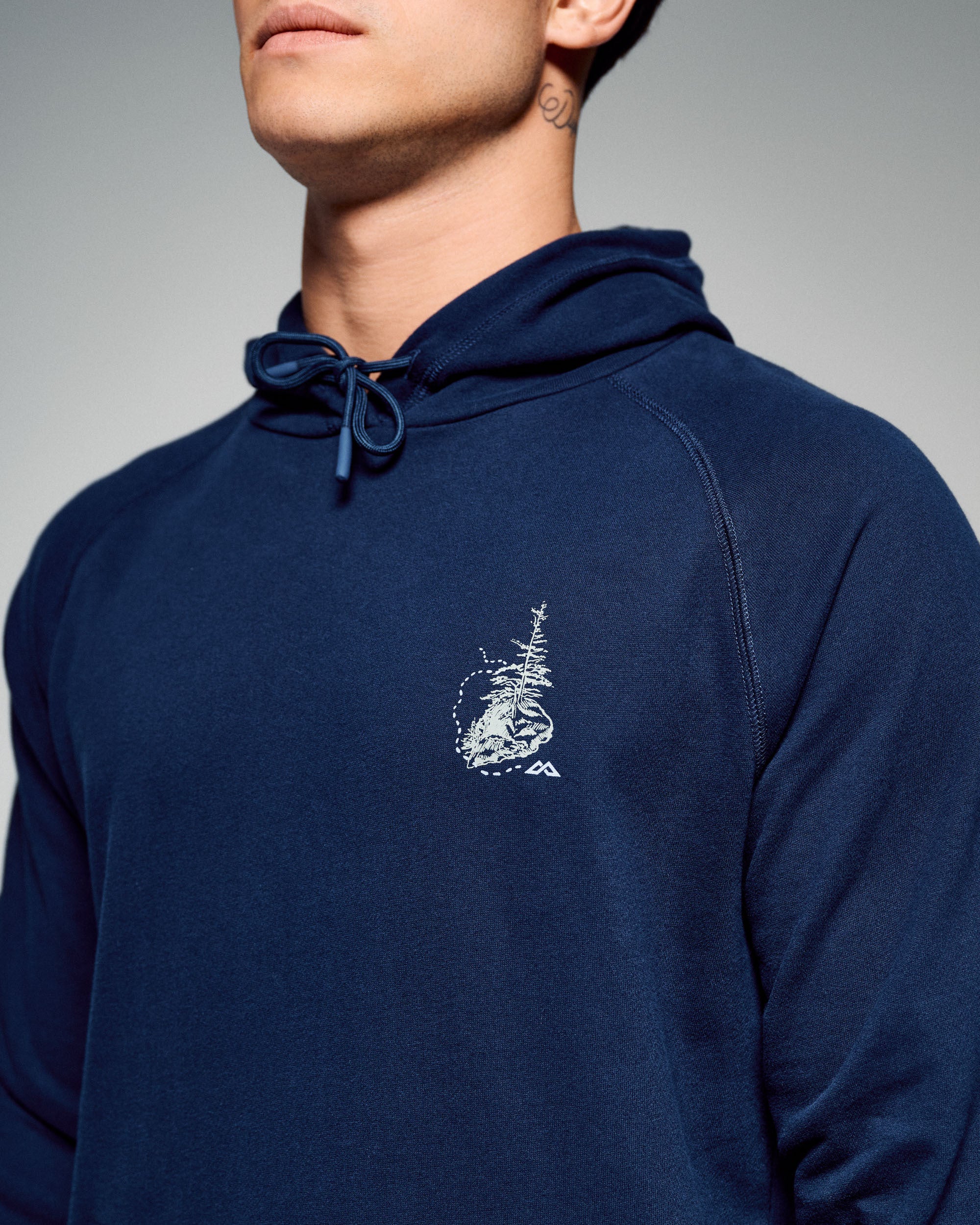 Men's On The Trail Hoodie -  Classic Navy - Image 4