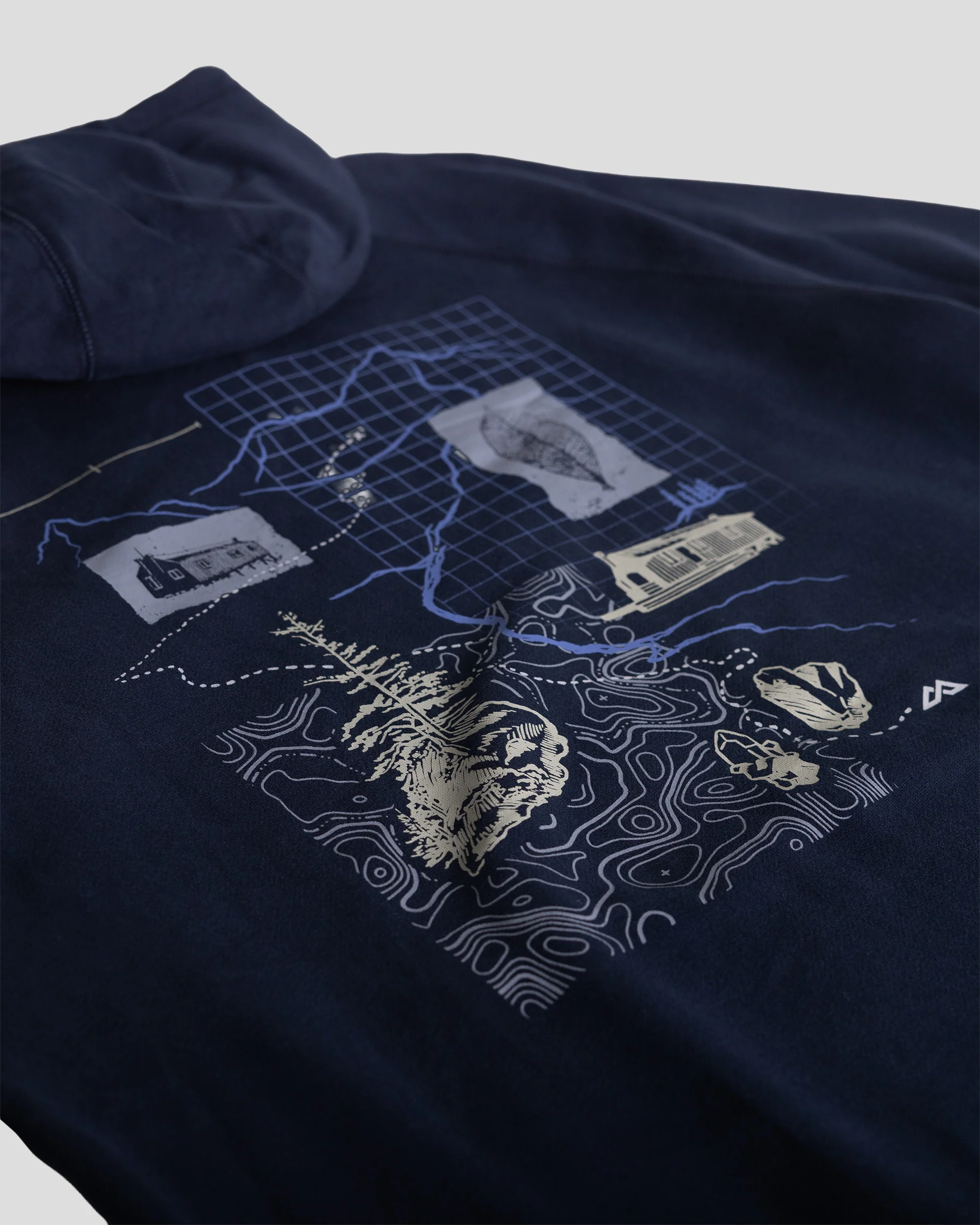 Men's On The Trail Hoodie -  Classic Navy - Image 6