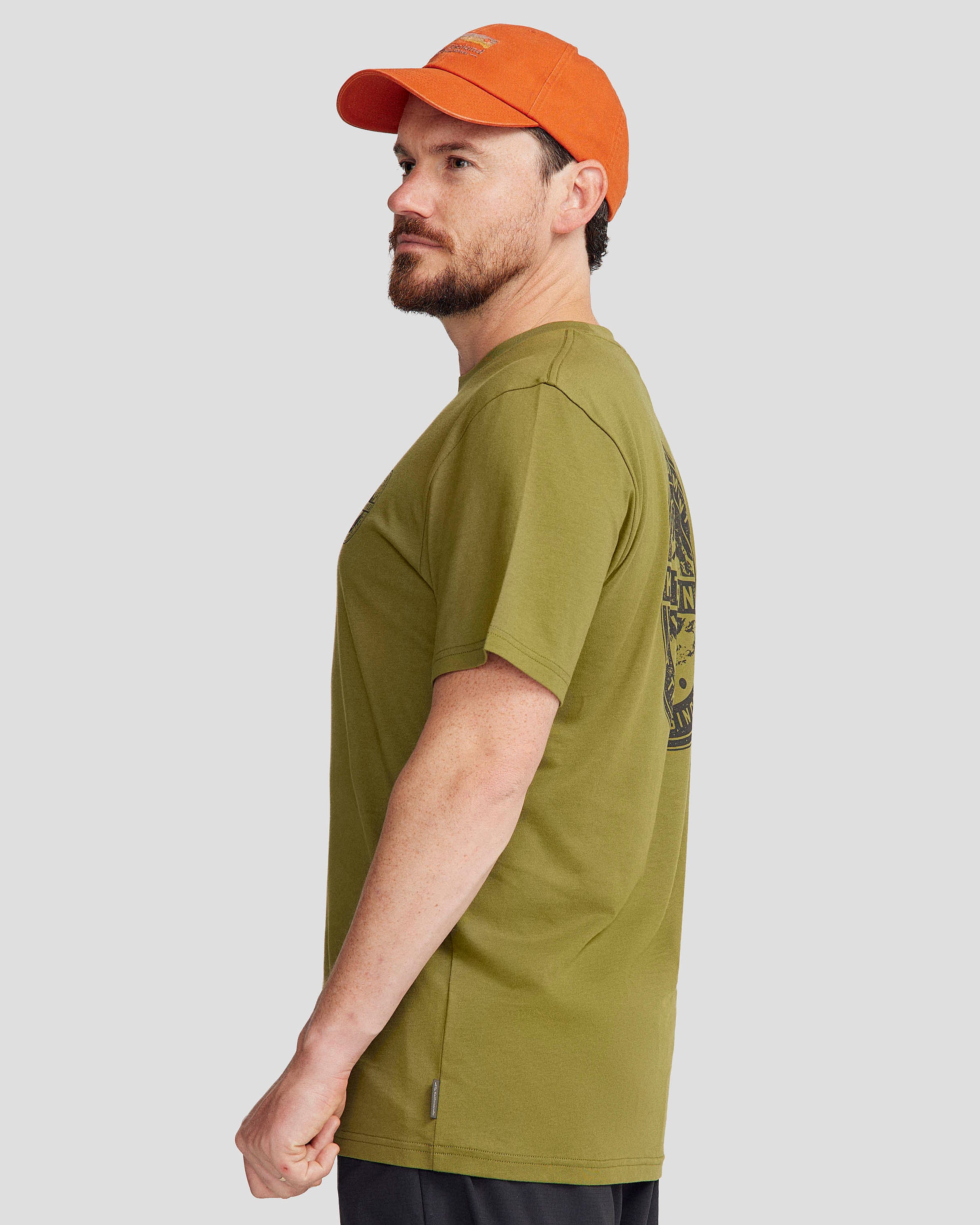 Men's Outdoor Equipment Co Organic Cotton T-shirt - Dark Fern - Image 2