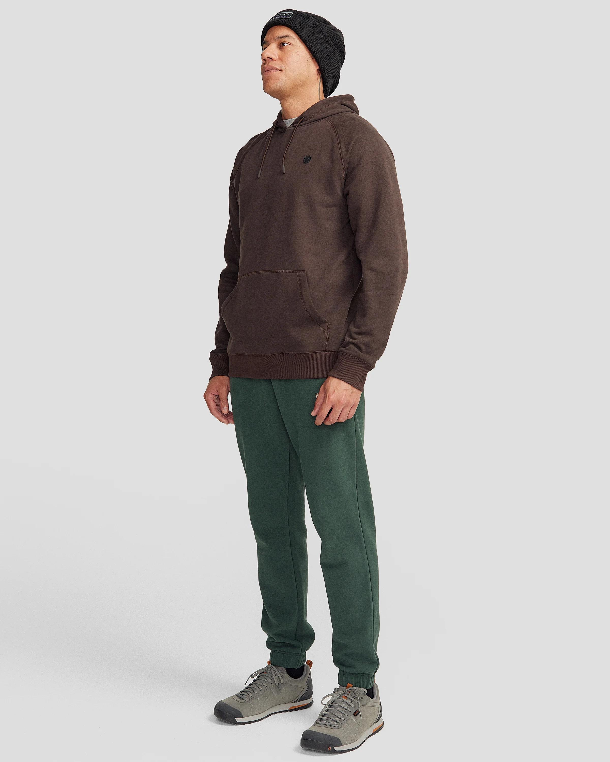 Men's Peak Badge Hoodie - Cold Brew - Image 2