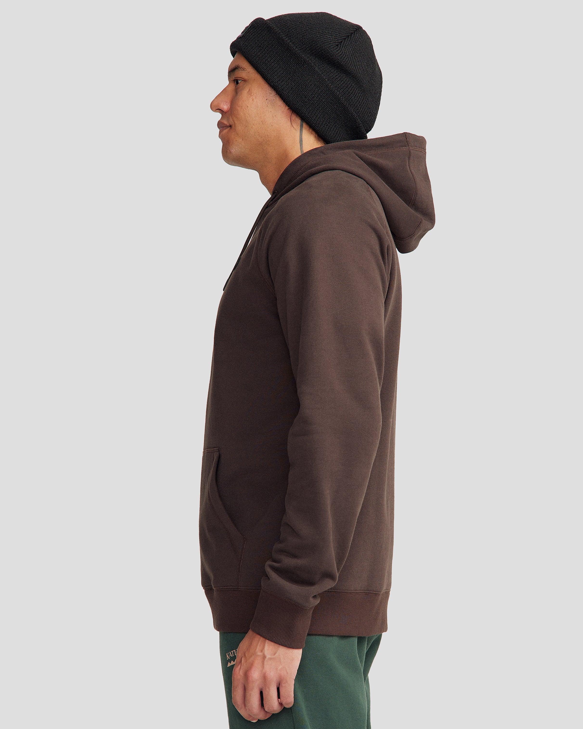 Men's Peak Badge Hoodie - Cold Brew - Image 3