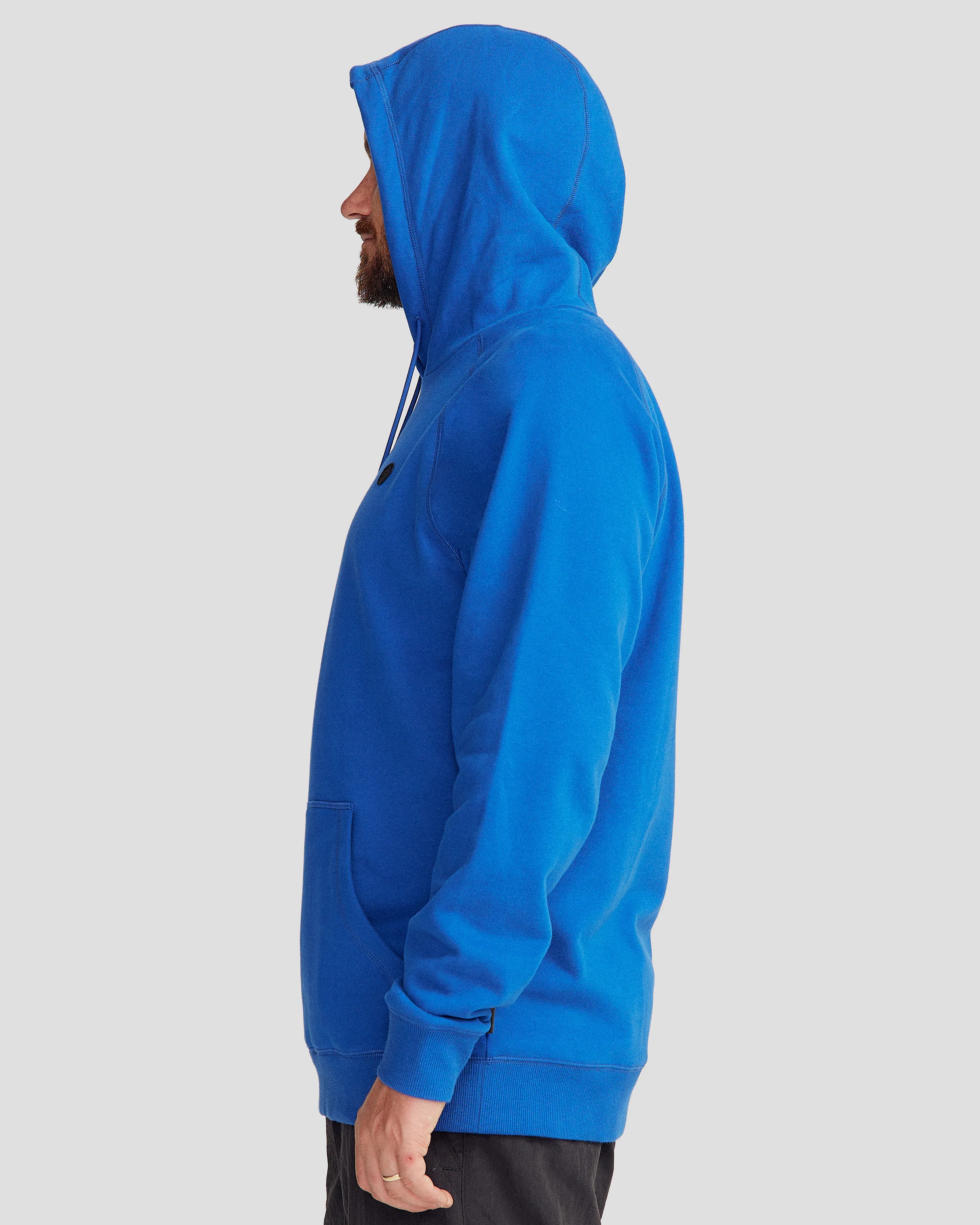 Men's Peak Badge Hoodie - Peak Blue - Image 3