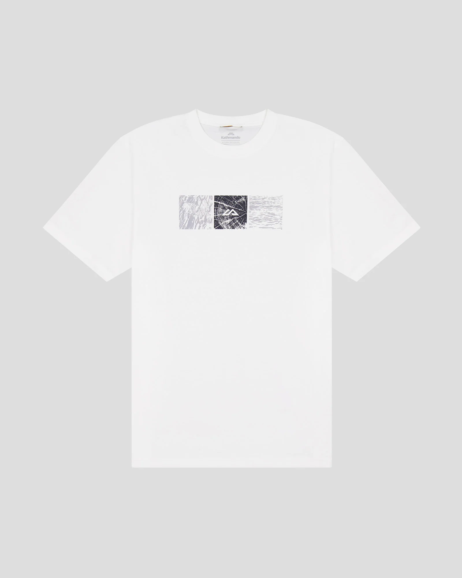 Men's Mountain Photo Organic Cotton T-shirt - White - Image 4