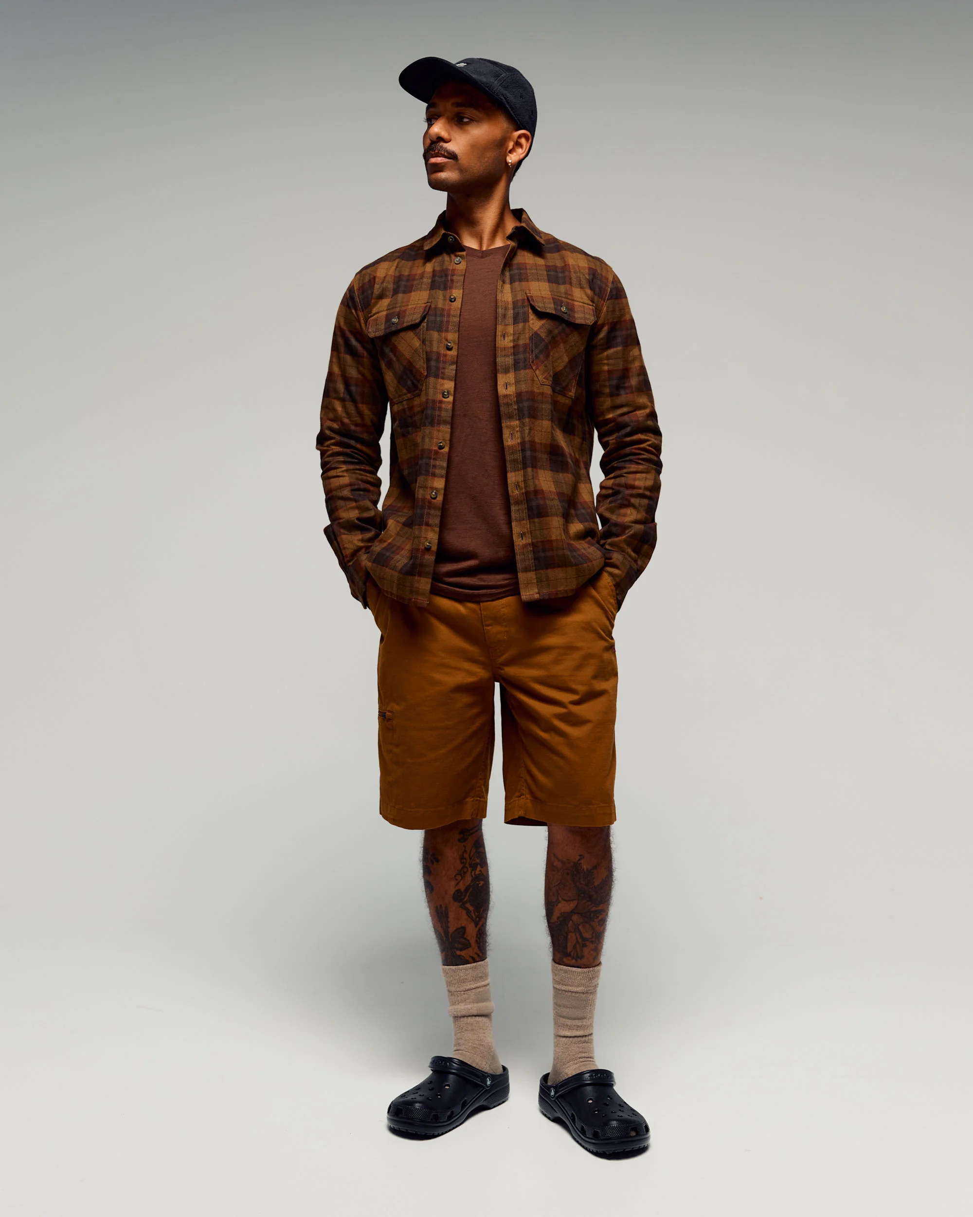 Men's Retreat Carrillon Long Sleeve Shirt -  Liquer Plaid - Image 2