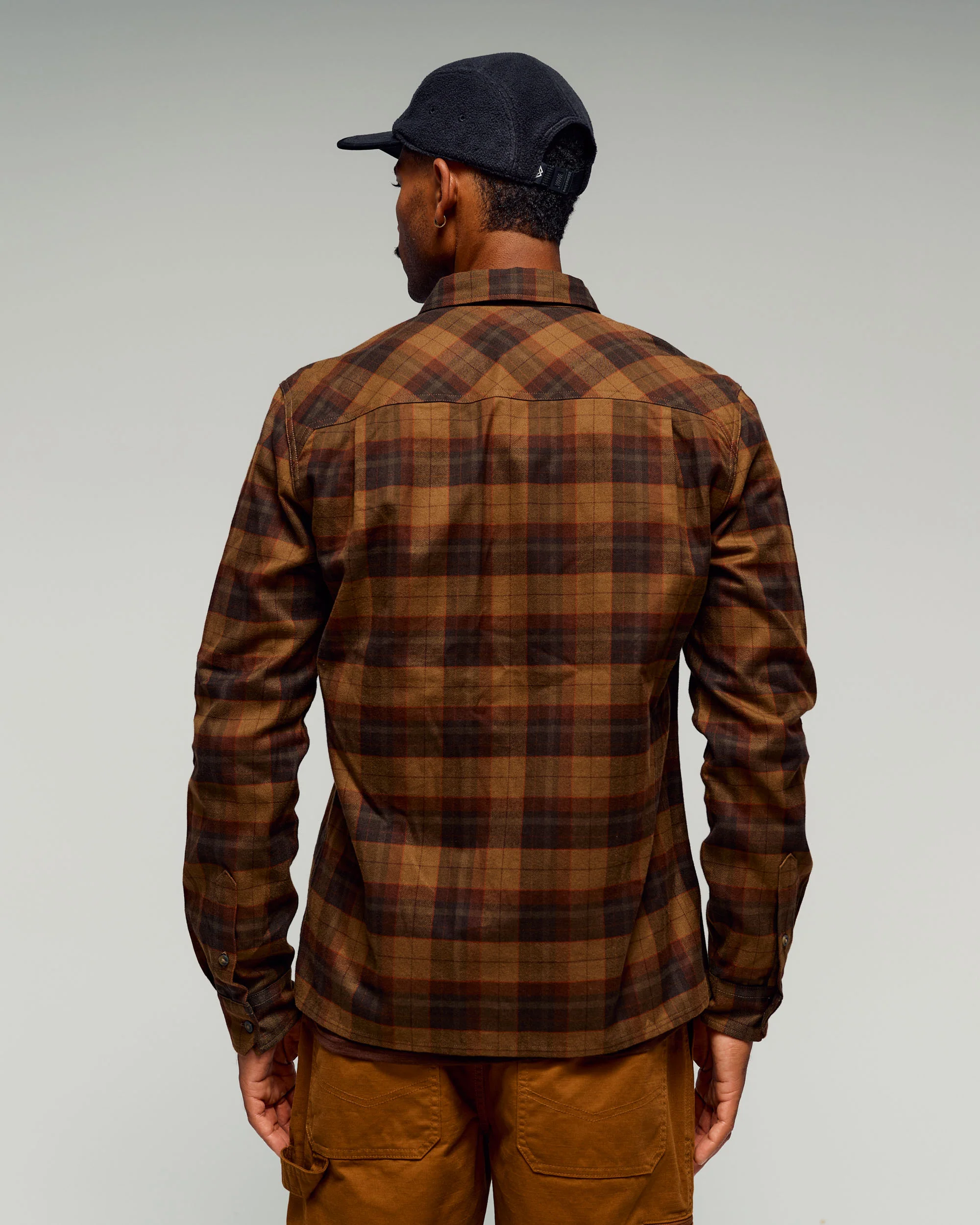 Men's Retreat Carrillon Long Sleeve Shirt -  Liquer Plaid - Image 4