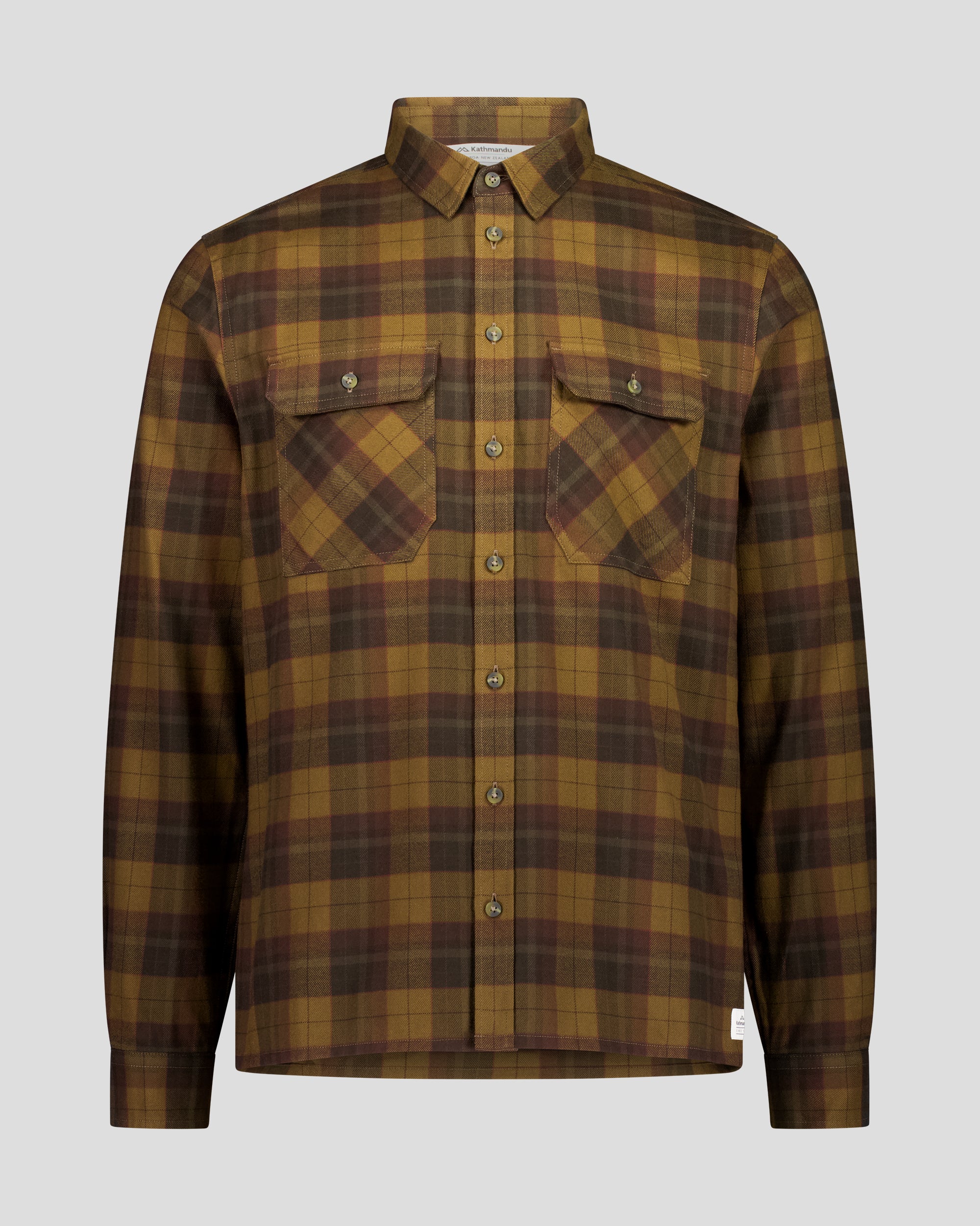 Men's Retreat Carrillon Long Sleeve Shirt -  Liquer Plaid - Image 5