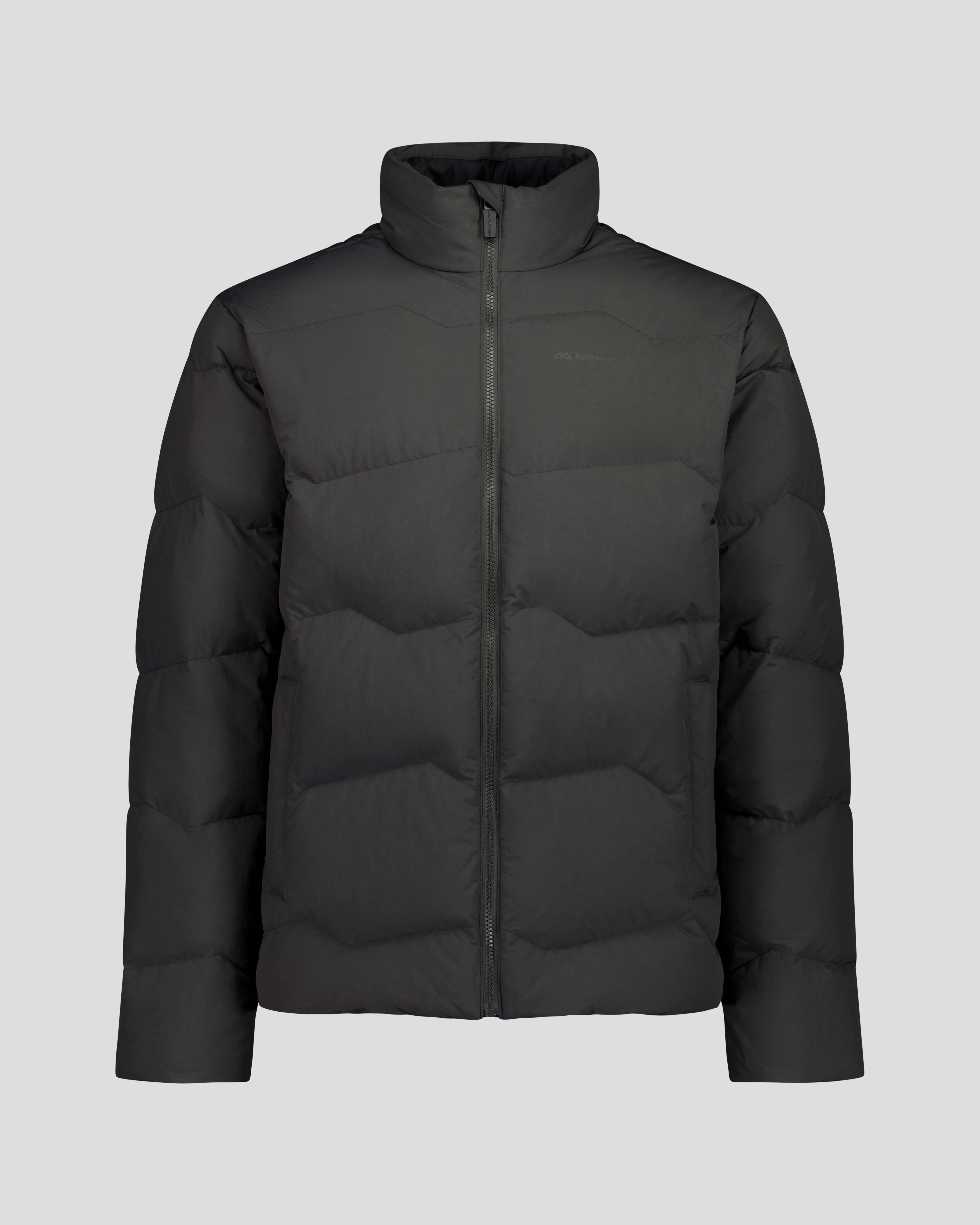 Men's Retreat Down Jacket - Washed Black - Image 7