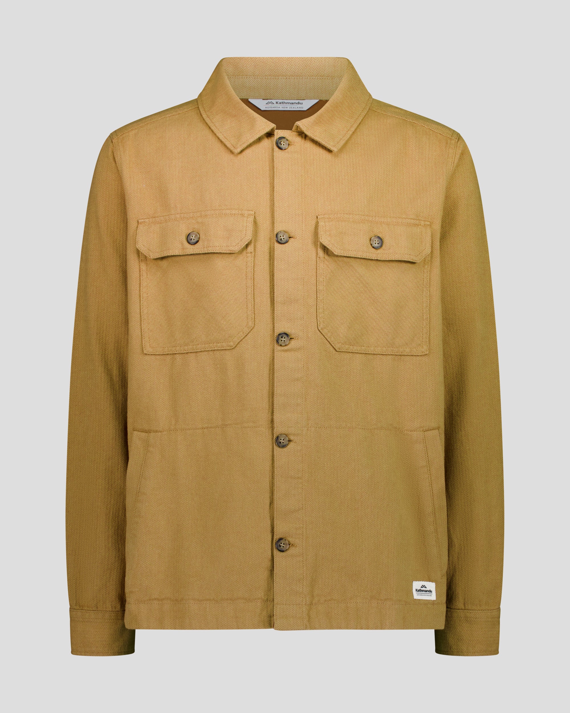Men's Retreat Huntly Long Sleeve Overshirt -  Canvas - Image 5