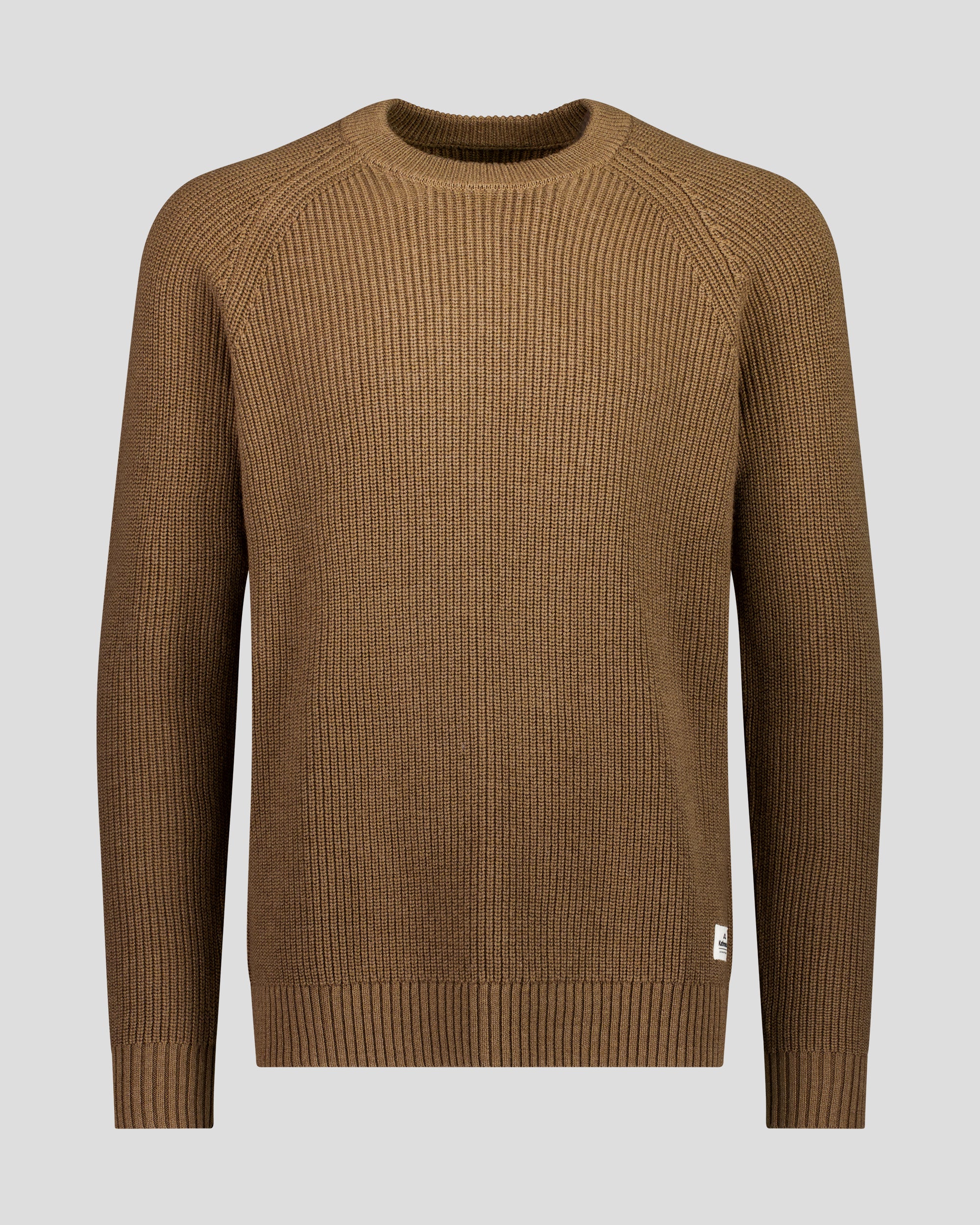 Men's Retreat Merino Blend Crew Pullover -  Jute - Image 5