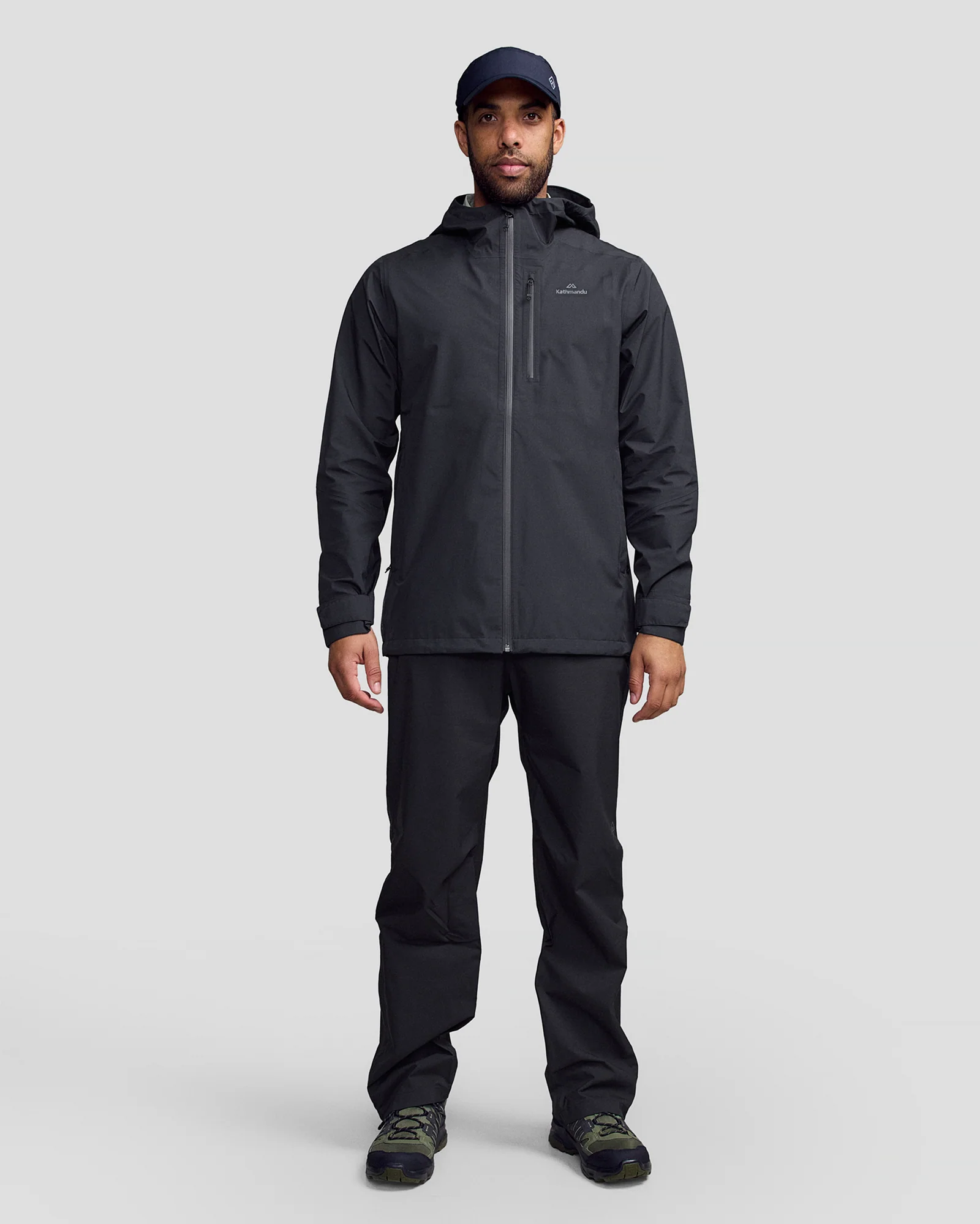 Men's Ridge 3L GORE-TEX Rain Jacket - Black Stingray - Image 3