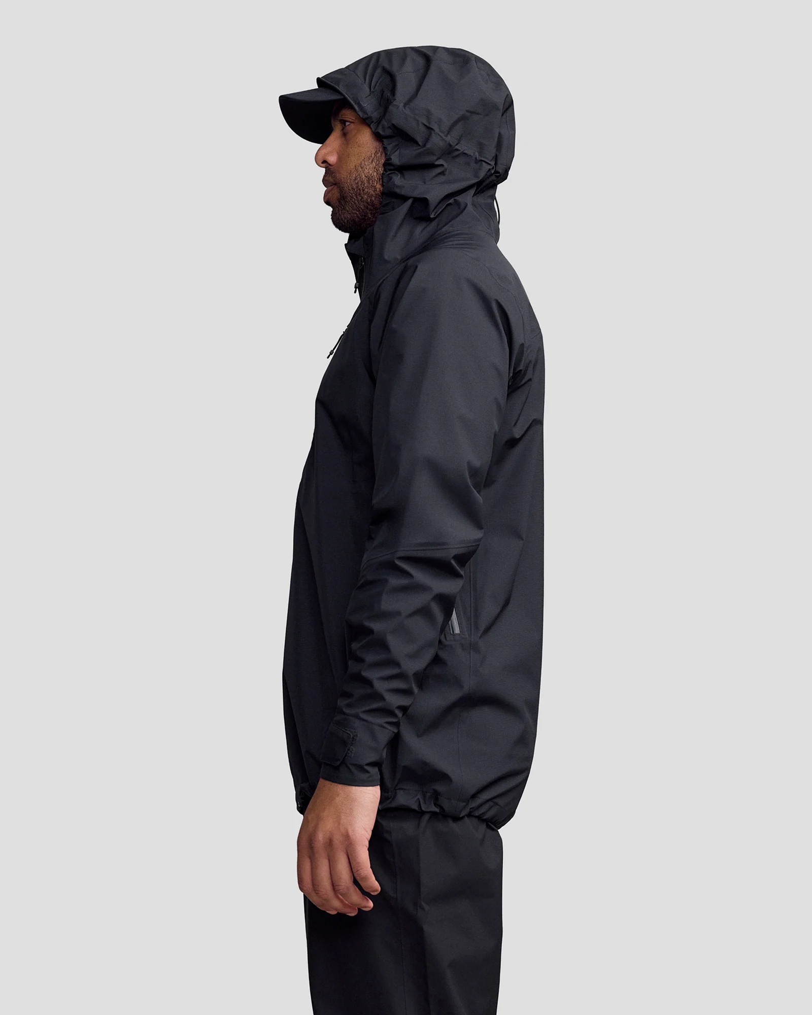 Men's Ridge 3L GORE-TEX Rain Jacket - Black Stingray - Image 5