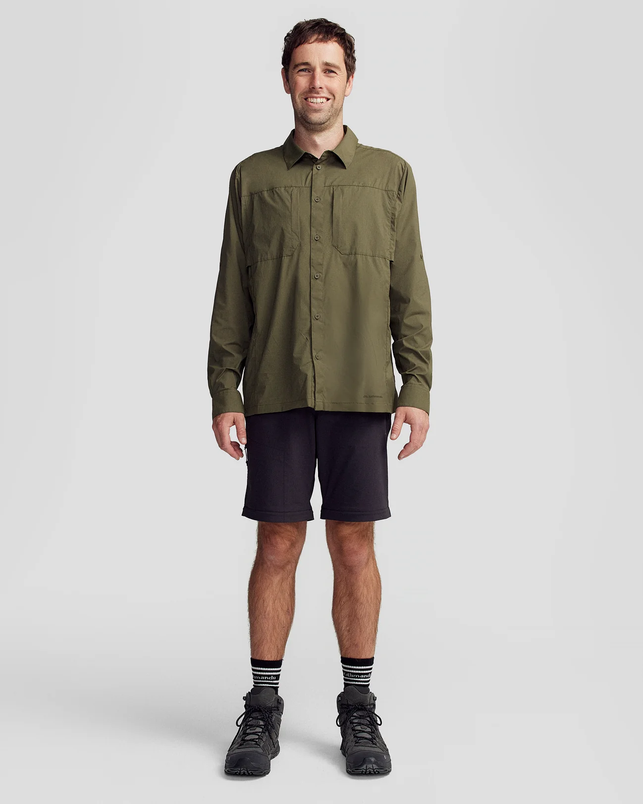 Men’s Ridge Convertible Pants - Black Stingray - Image 7
